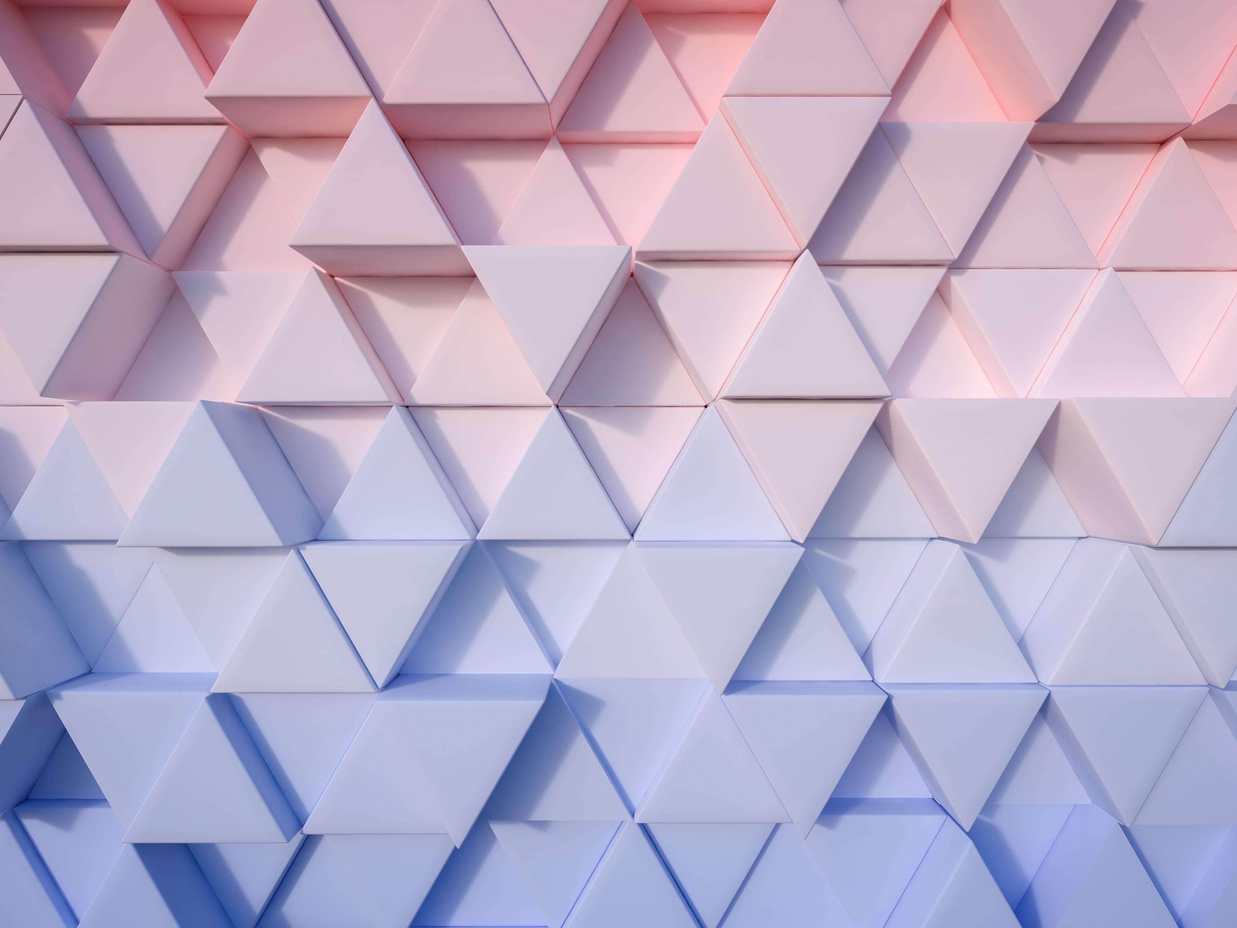 pastel, 4K, triangle, abstract, HD Wallpaper