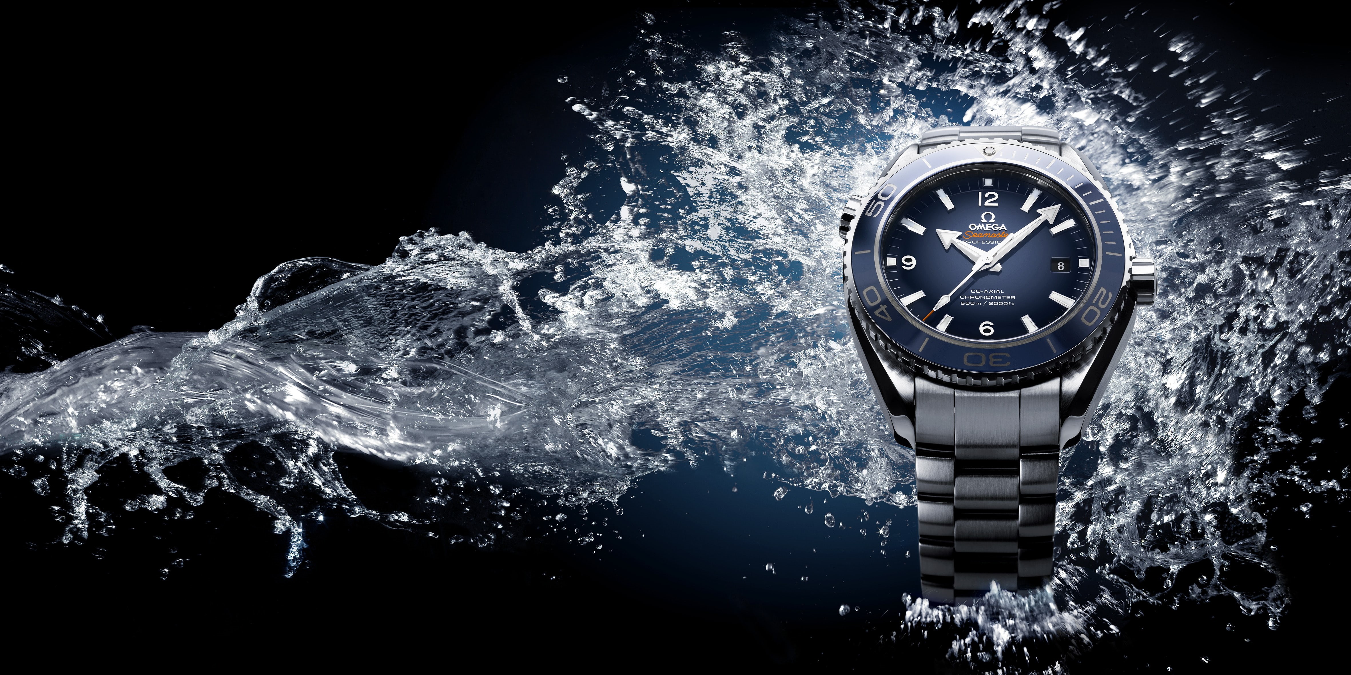 Seamaster, water, Omega, watch, 4K, HD Wallpaper
