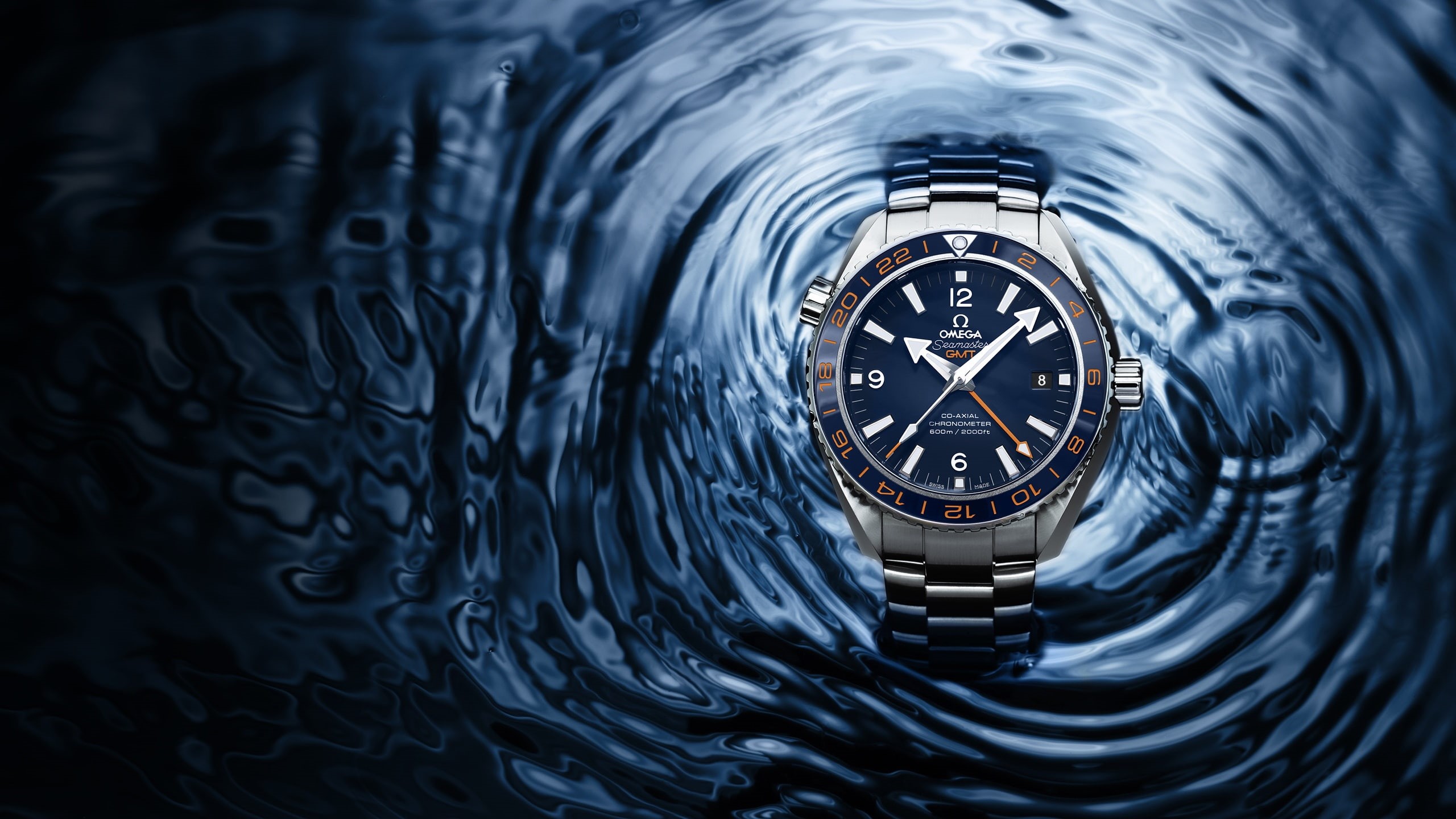 OMEGA, seamaster, Water, Blue, Watches, 2K, 2013, HD Wallpaper