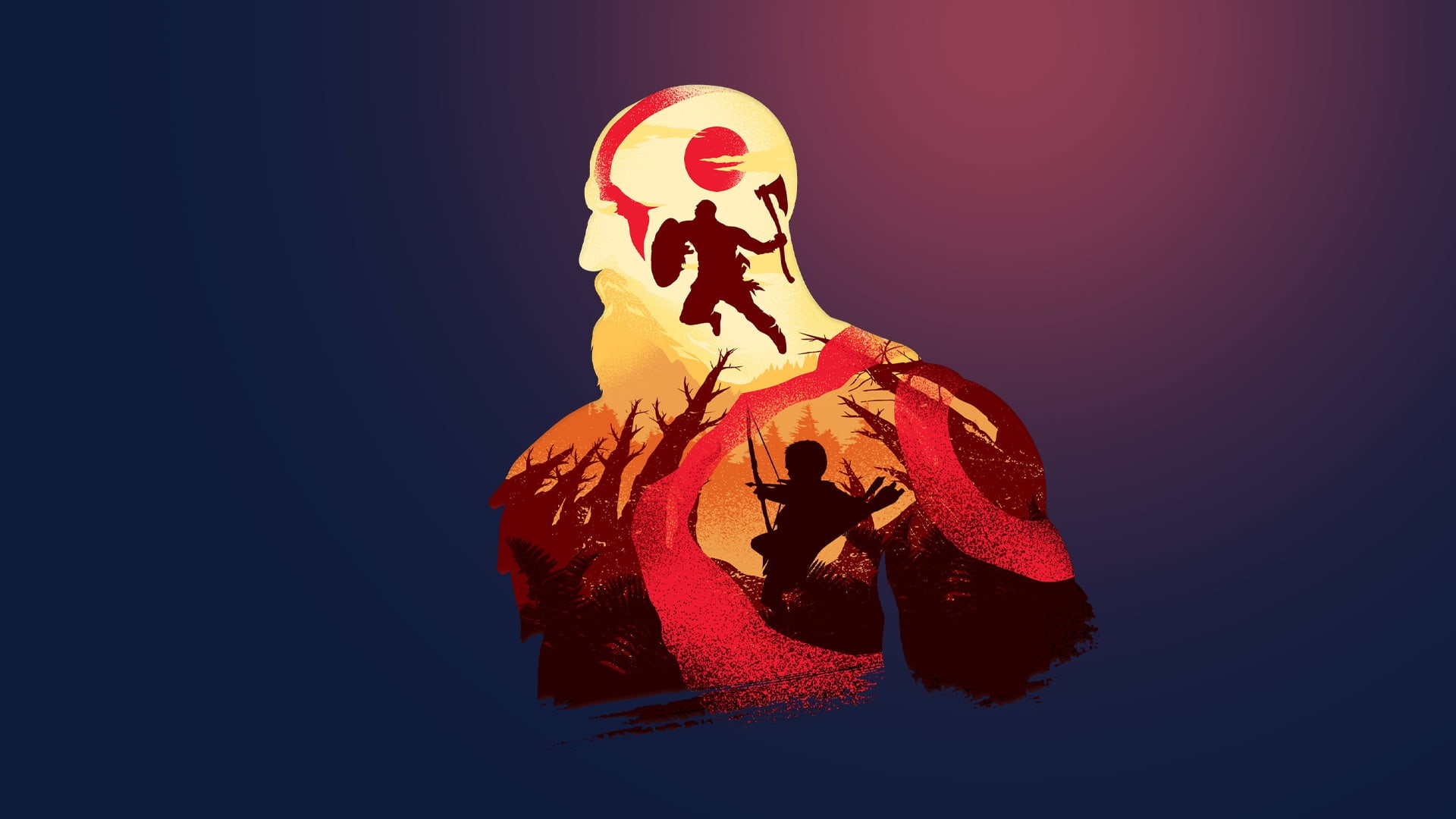 God of War, God of War (2018), Kratos (God Of War), 1080P, Atreus (God Of War), HD Wallpaper