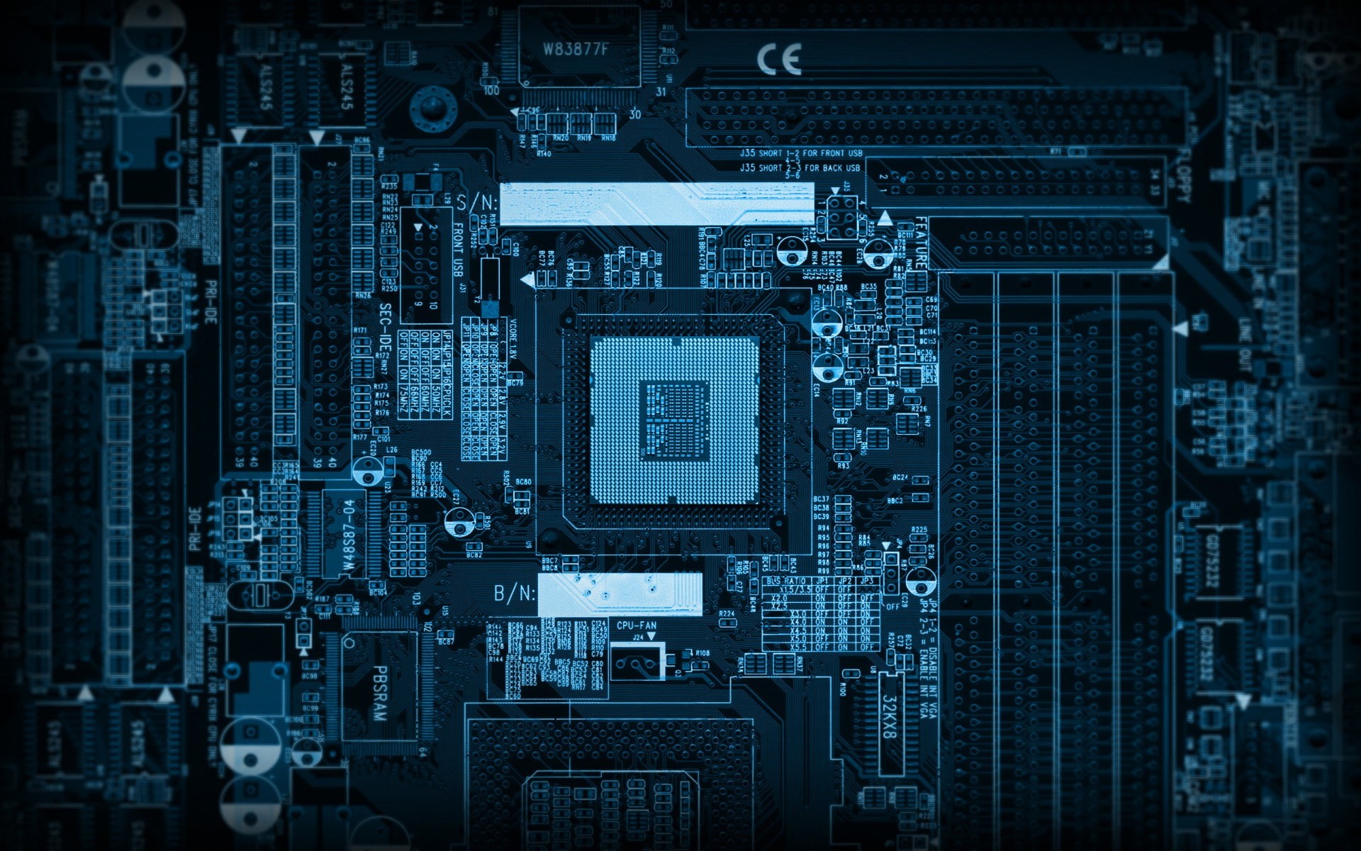 motherboard, hi-tech, 1080P, HD Wallpaper