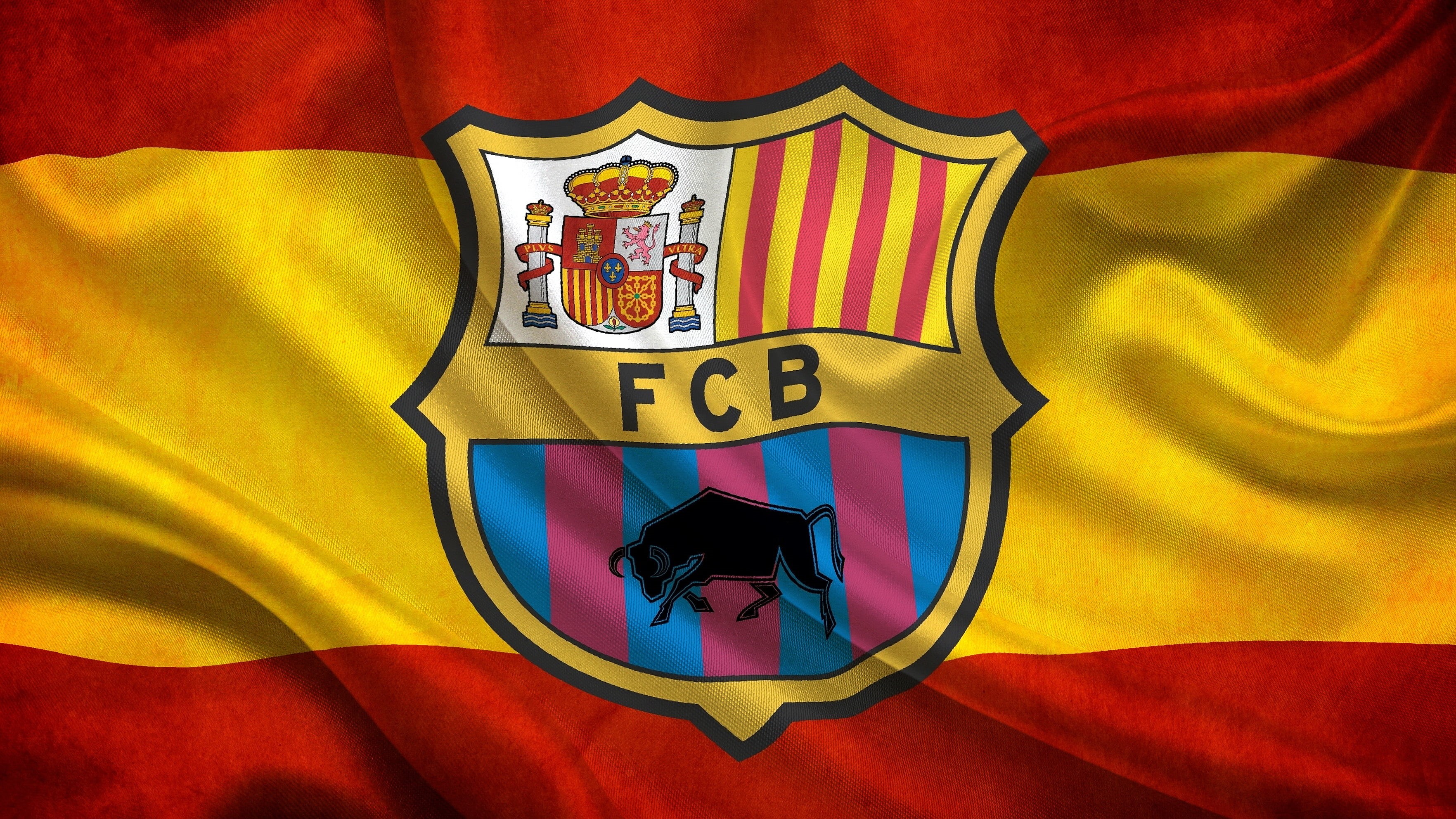 flag, government, symbol, pattern, ripple, patriotism, no People, fc barcelona, bed, waving, badge, backgrounds, clothing, national Flag, textile, wave Pattern, HD Wallpaper