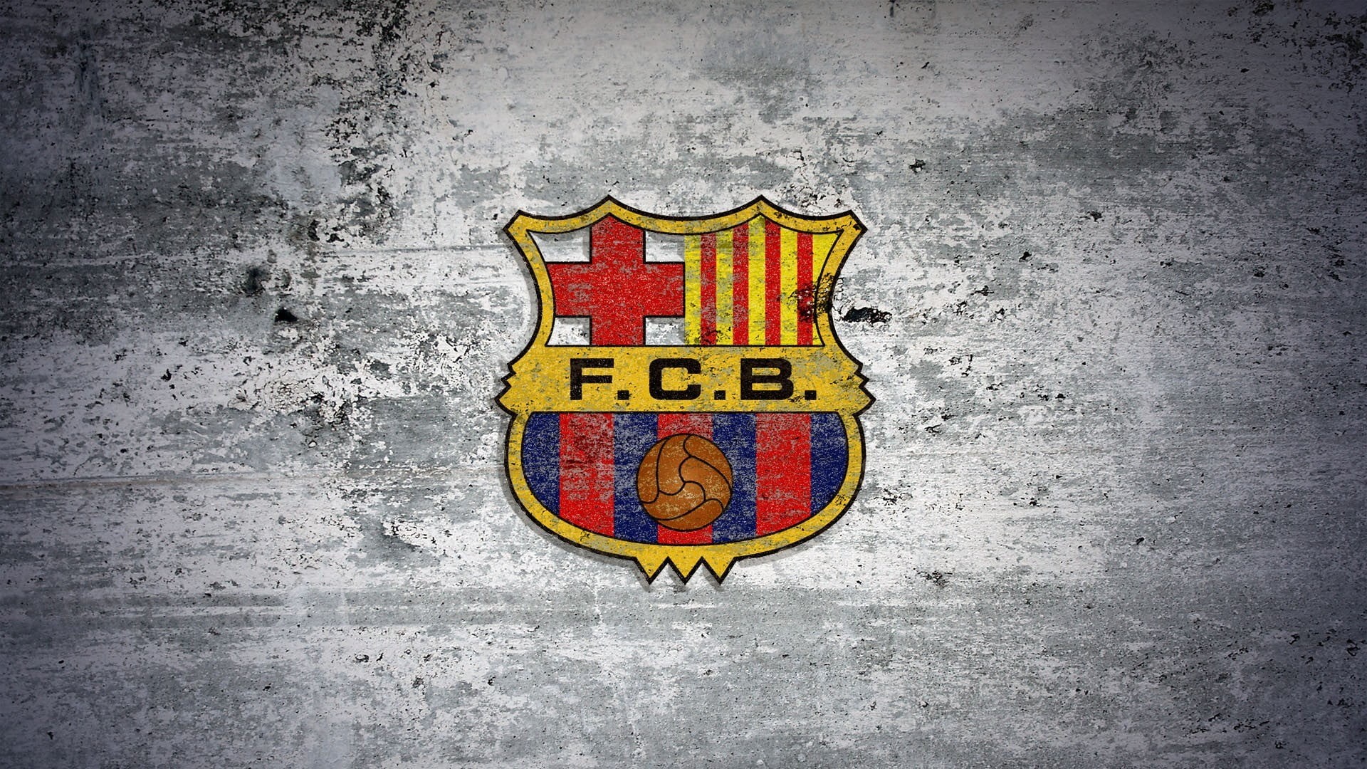 yellow, communication, club, textured Effect, FC Barcelona, retro Styled, emblem, no people, symbol, script, material, sign, f, concrete, weathered, insignia, HD Wallpaper
