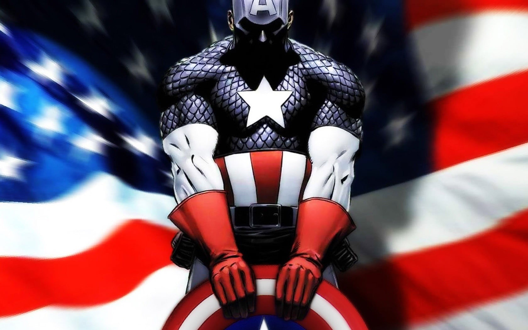 720P, no people, costumes, american football - sport, close-up, helmet, captain, focus on foreground, Captain America, artwork, human representation, outdoors, HD Wallpaper