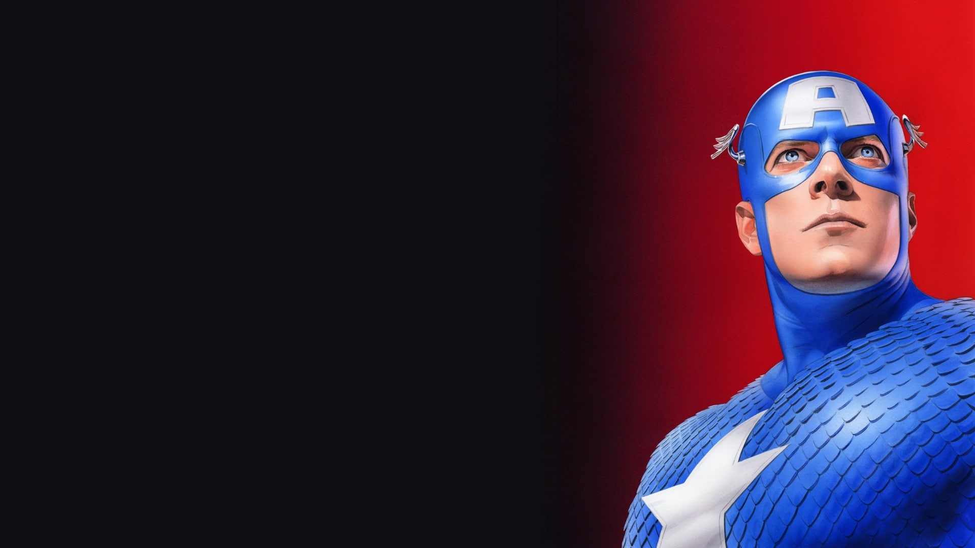america, captain, 1080P, hd, cartoon/comic, black, HD Wallpaper