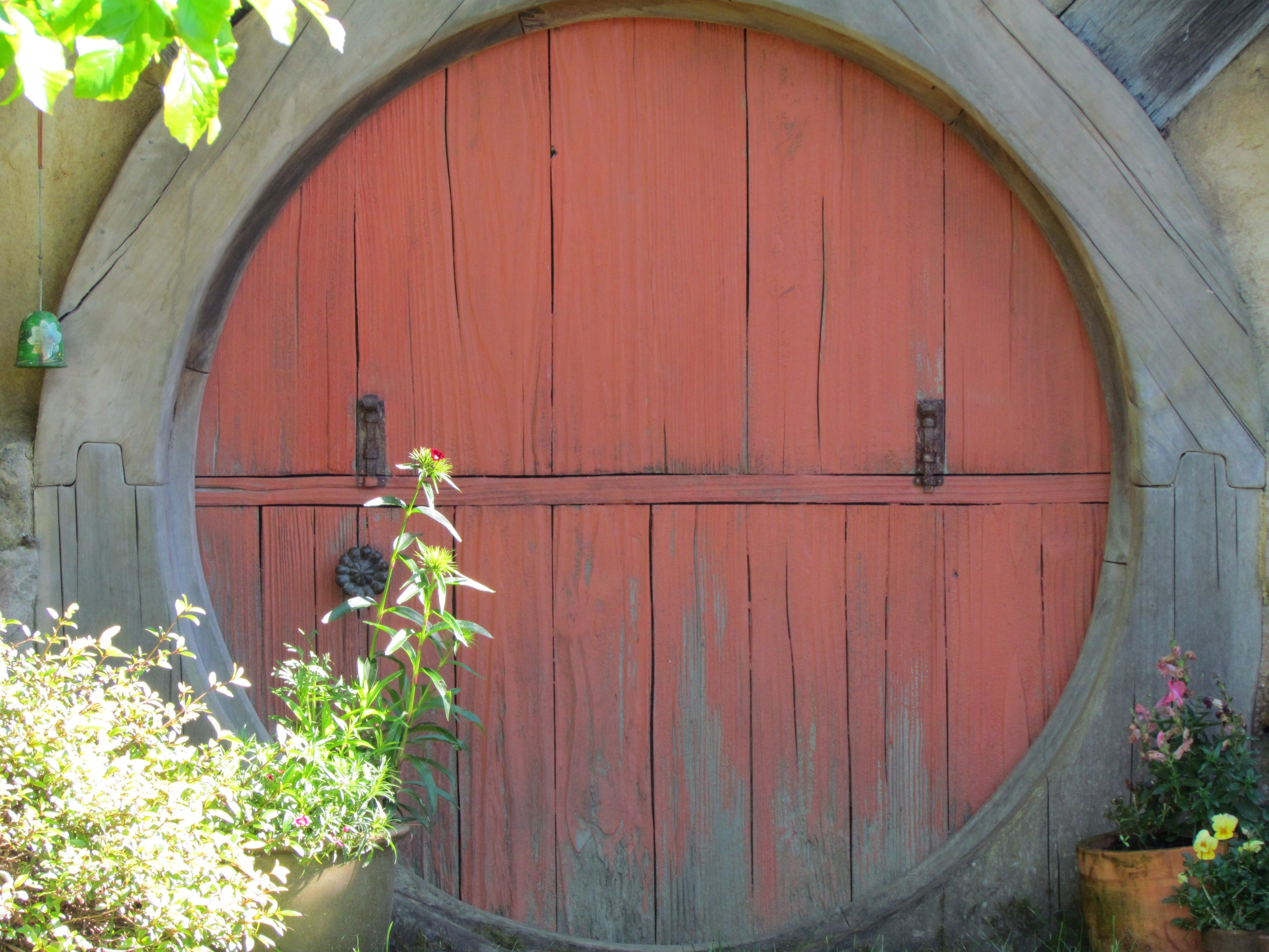 film location, new, plant, zealand, movie set, lord, new zealand, matamata, nature, travel, green color, built structure, security, hobbit, day, Door, rings, HD Wallpaper