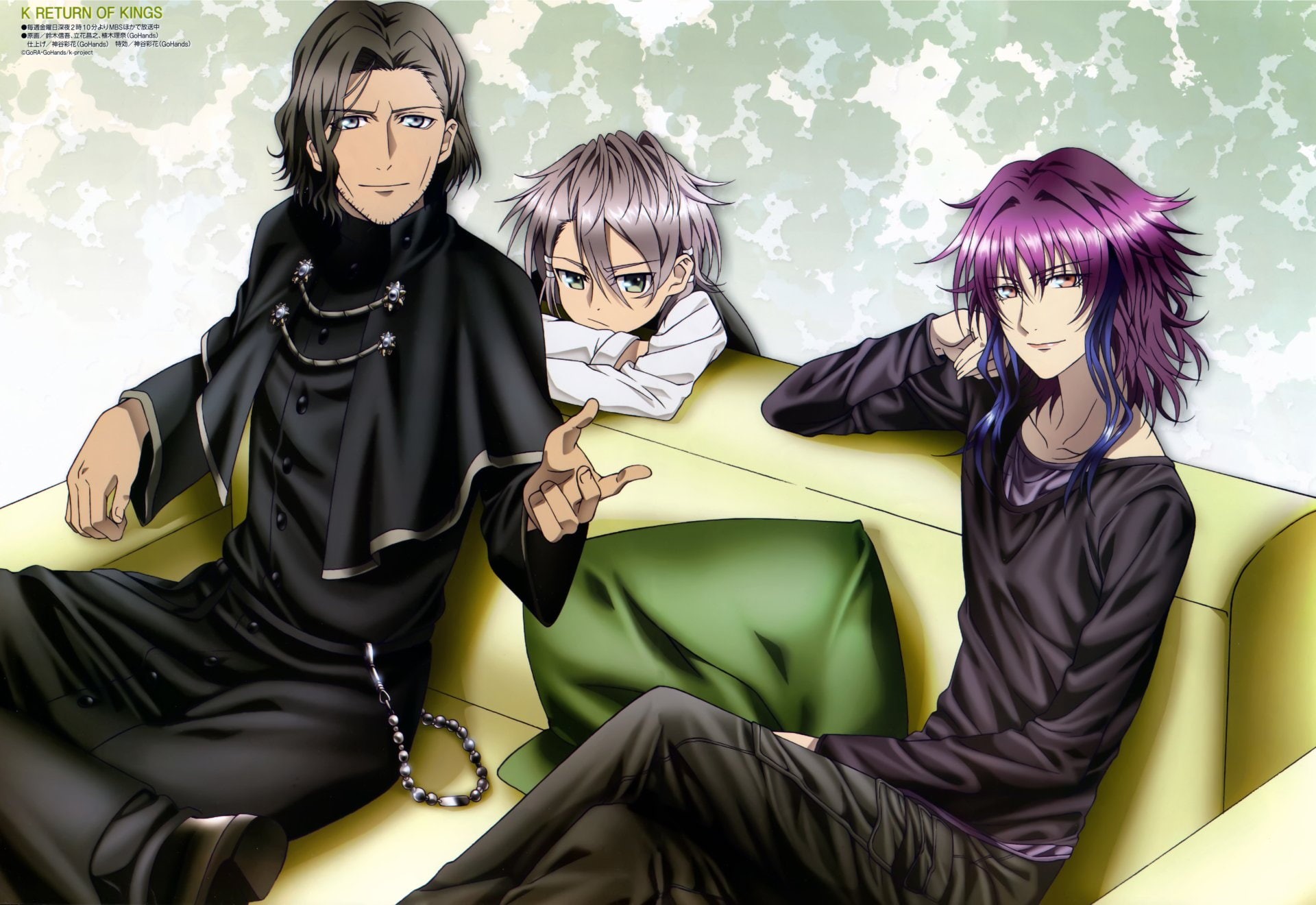1080P, Yukari Mishakuji, Sukuna Gojo, Anime, Tenkei Iwafune, K Project, HD Wallpaper