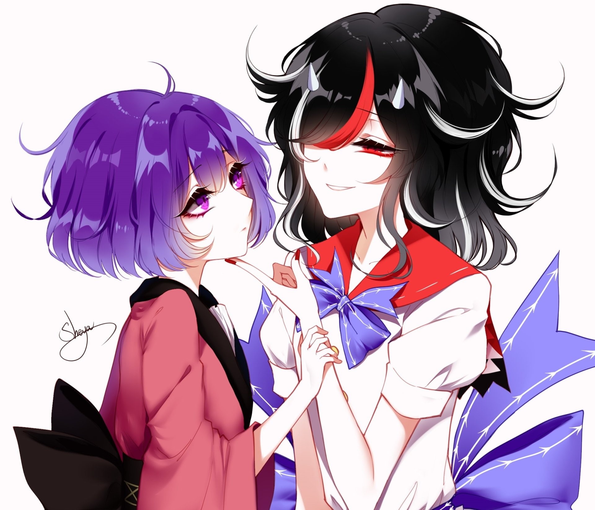 Seija Kijin, Shinmyoumaru Sukuna, Anime, 1080P, Touhou, HD Wallpaper