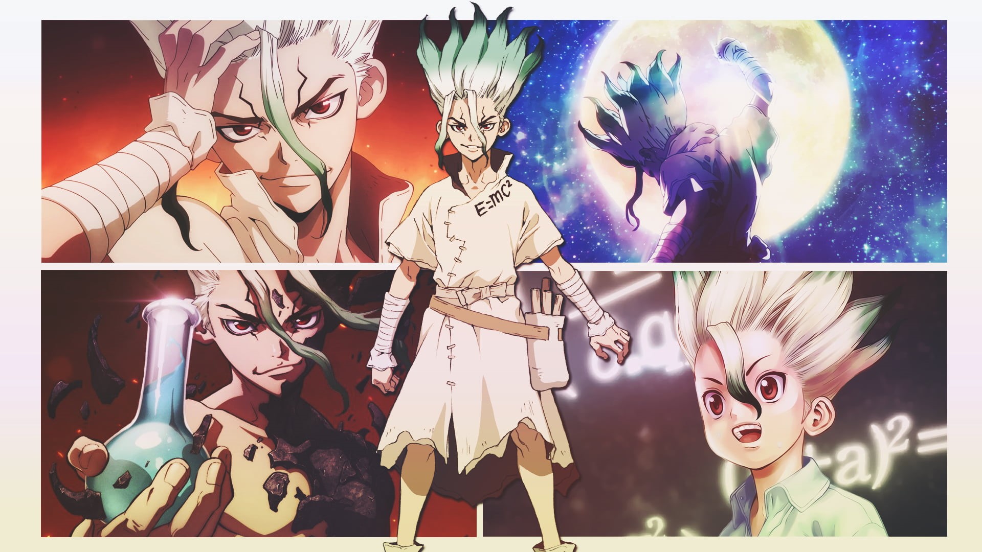 anime boys, anime, 1080P, Senkuu Ishigami, Dr. Stone, HD Wallpaper