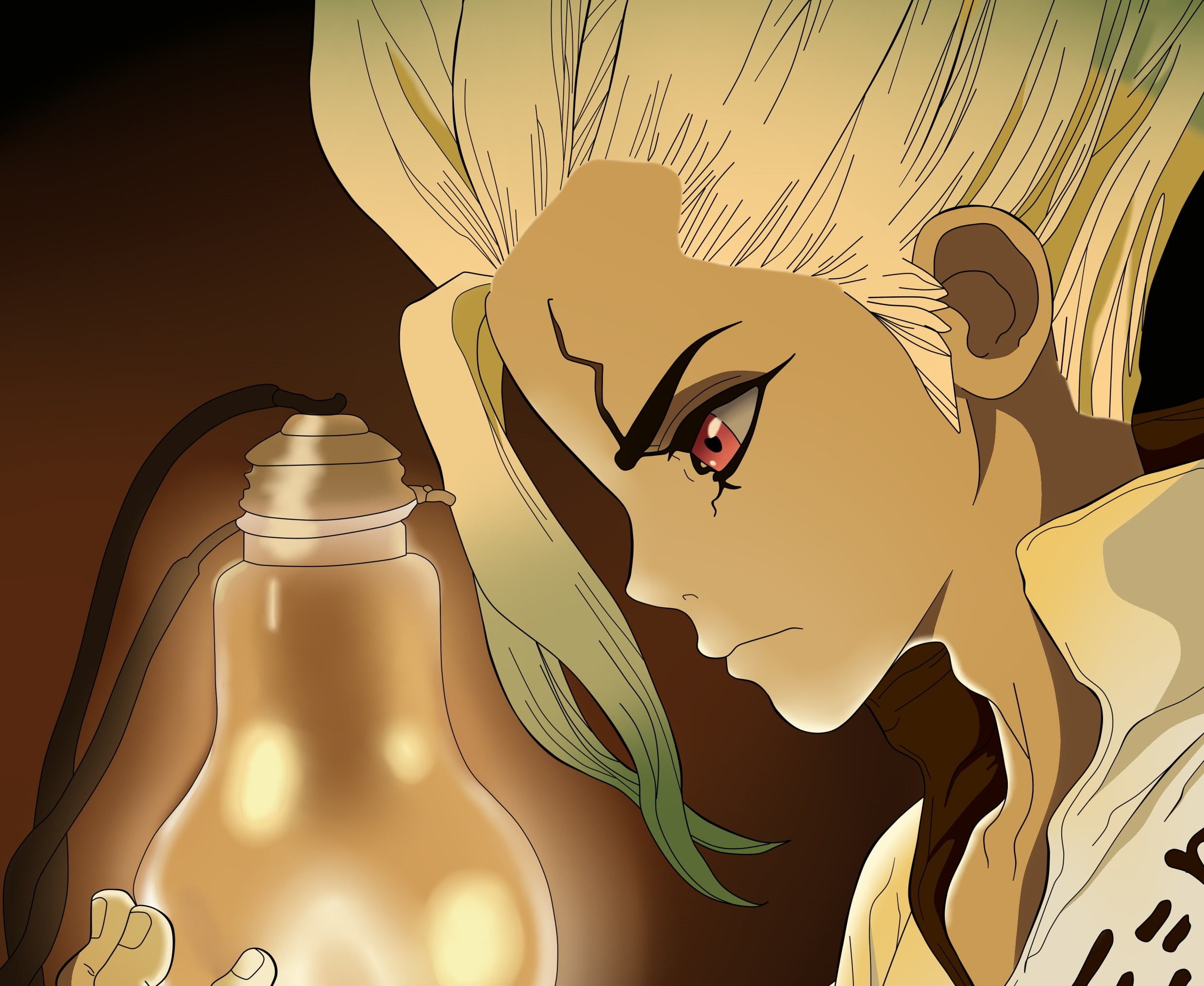 Senku Ishigami, Dr. Stone, Anime, 1080P, HD Wallpaper
