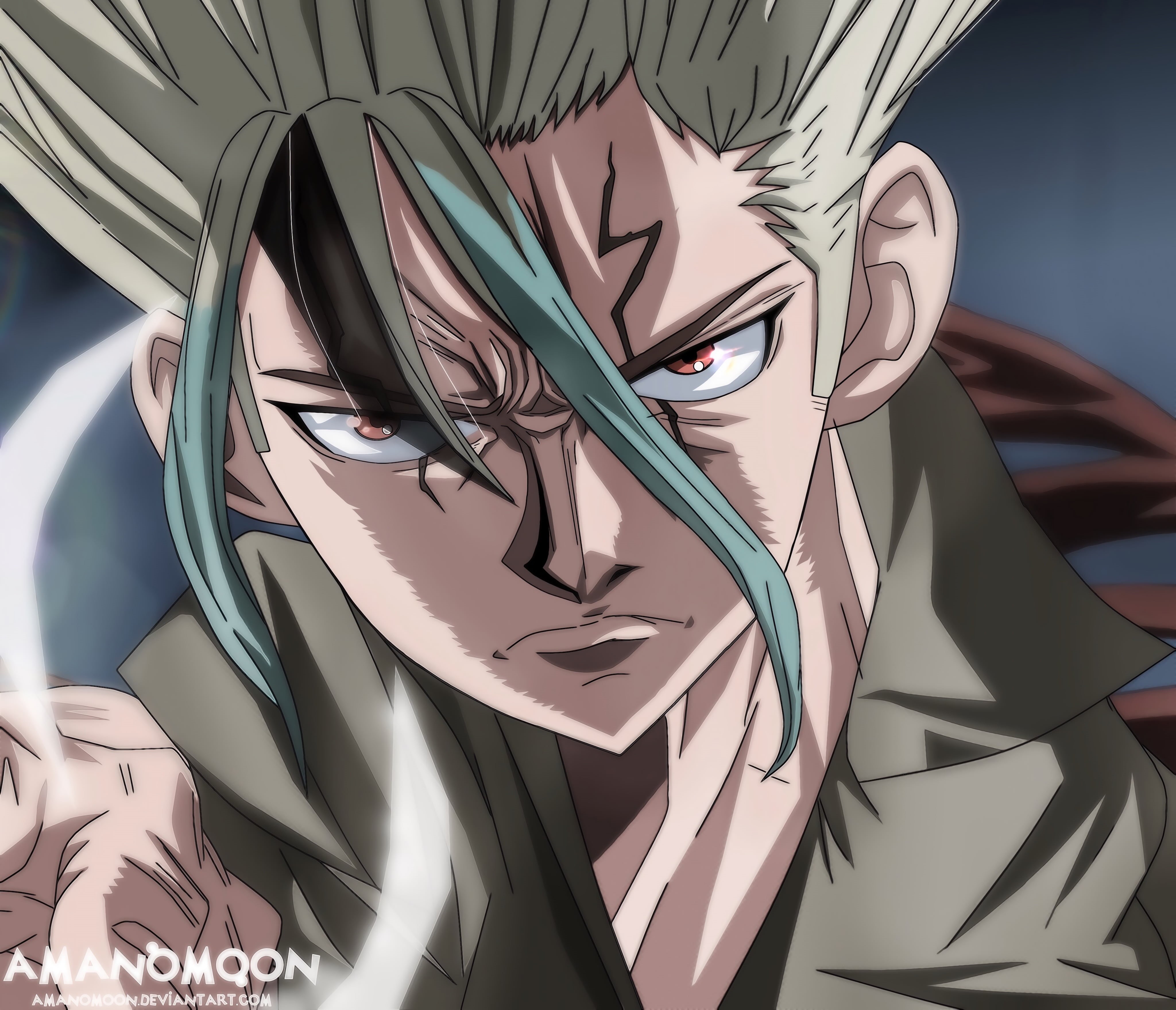Senku Ishigami, Anime, Dr. Stone, 4K, HD Wallpaper