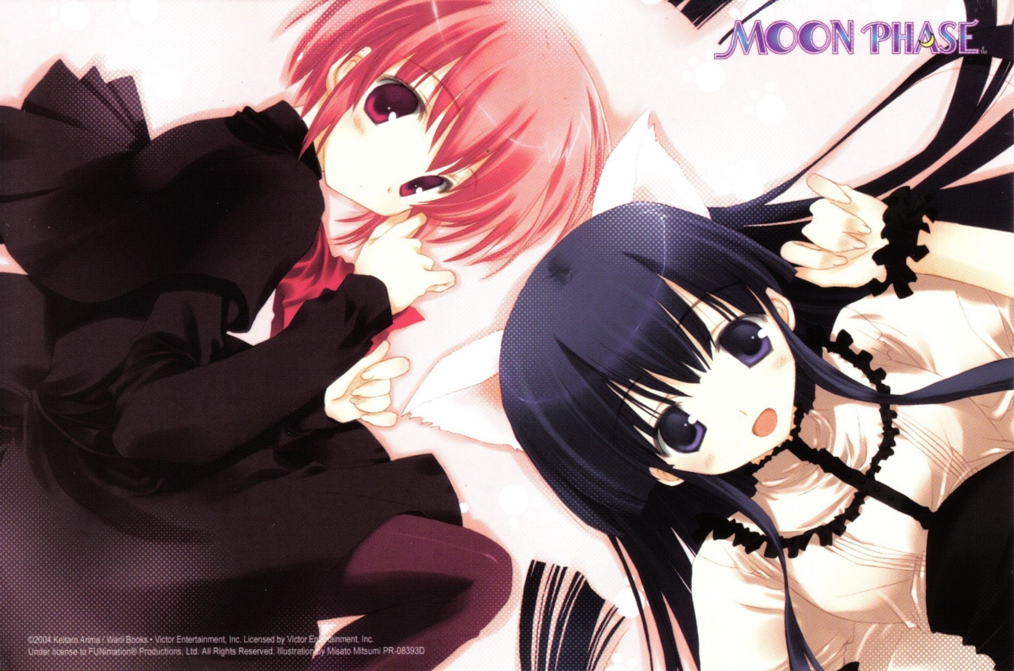 headwear, hat, art and craft, helmet, disguise, mask, music, representation, 1080P, artemis pink hair pink eyes tsukuyomi moon phase hazuki anime girls anime black hair, HD Wallpaper