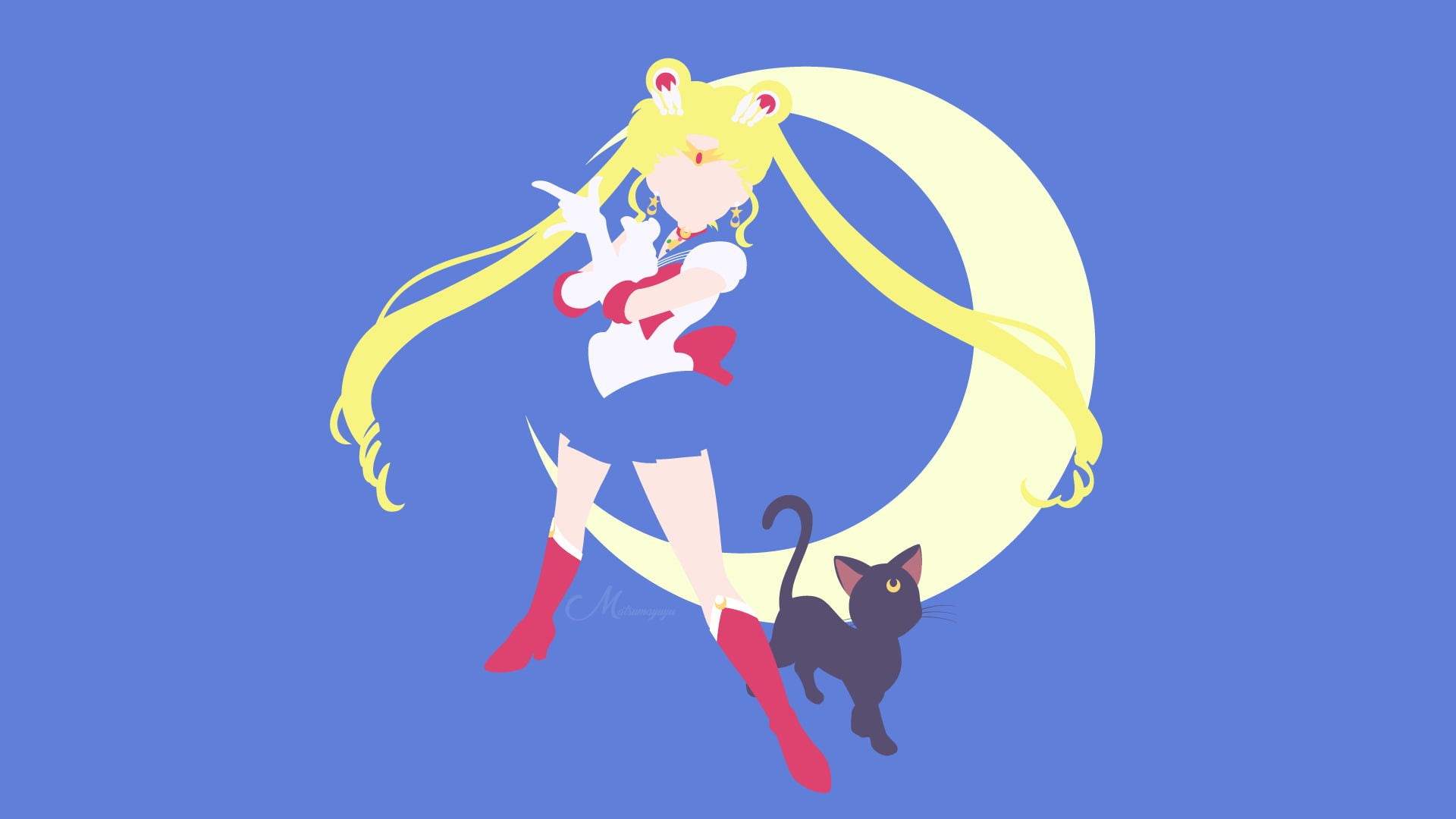 1080P, Luna (Sailor Moon), Sailor Moon, HD Wallpaper
