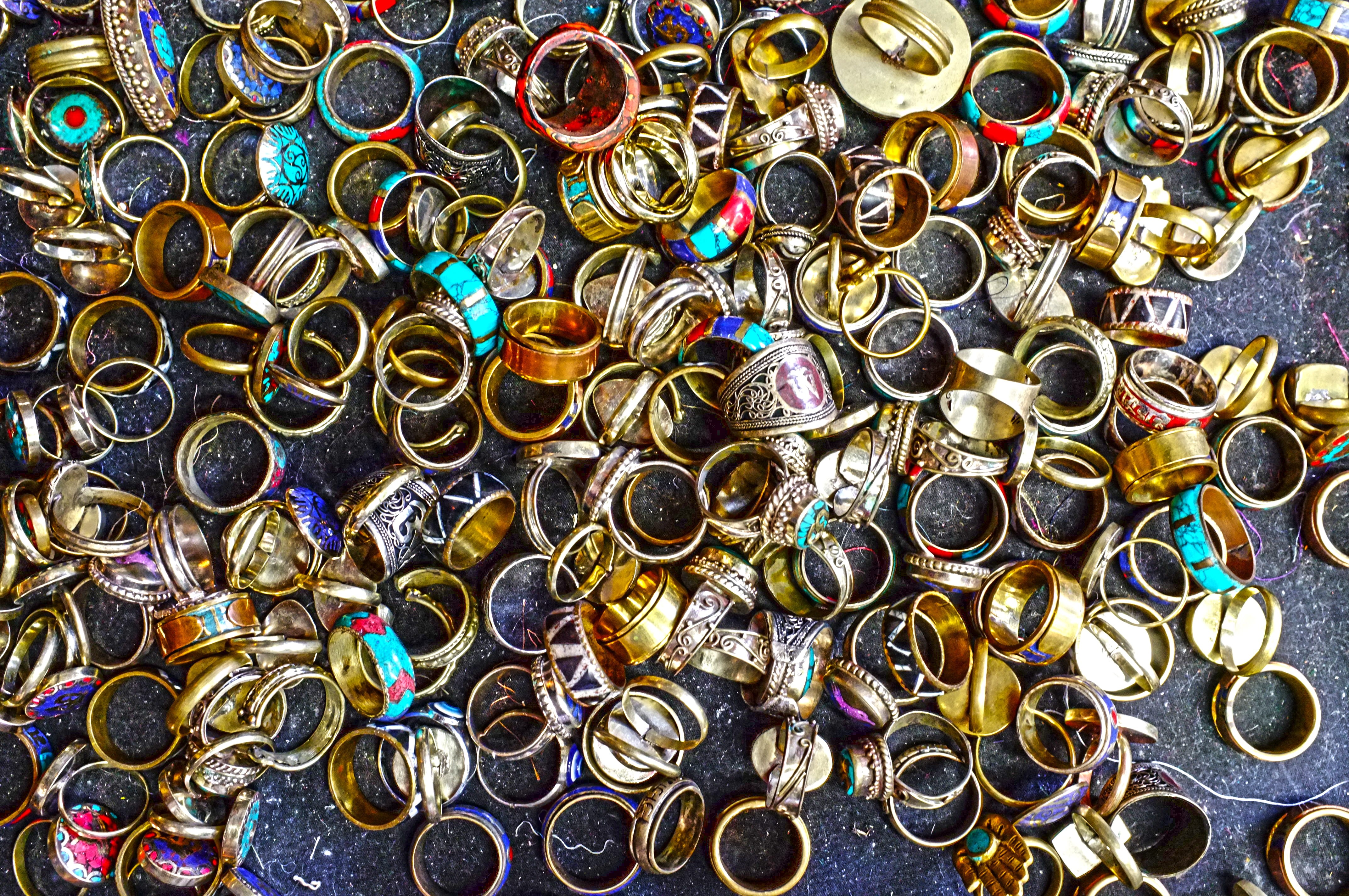 different, x100, full frame, chatuchak, day, still life, colourful, multi colored, collection, gold colored, variation, pattern, bangkok, shape, abundance, HD Wallpaper