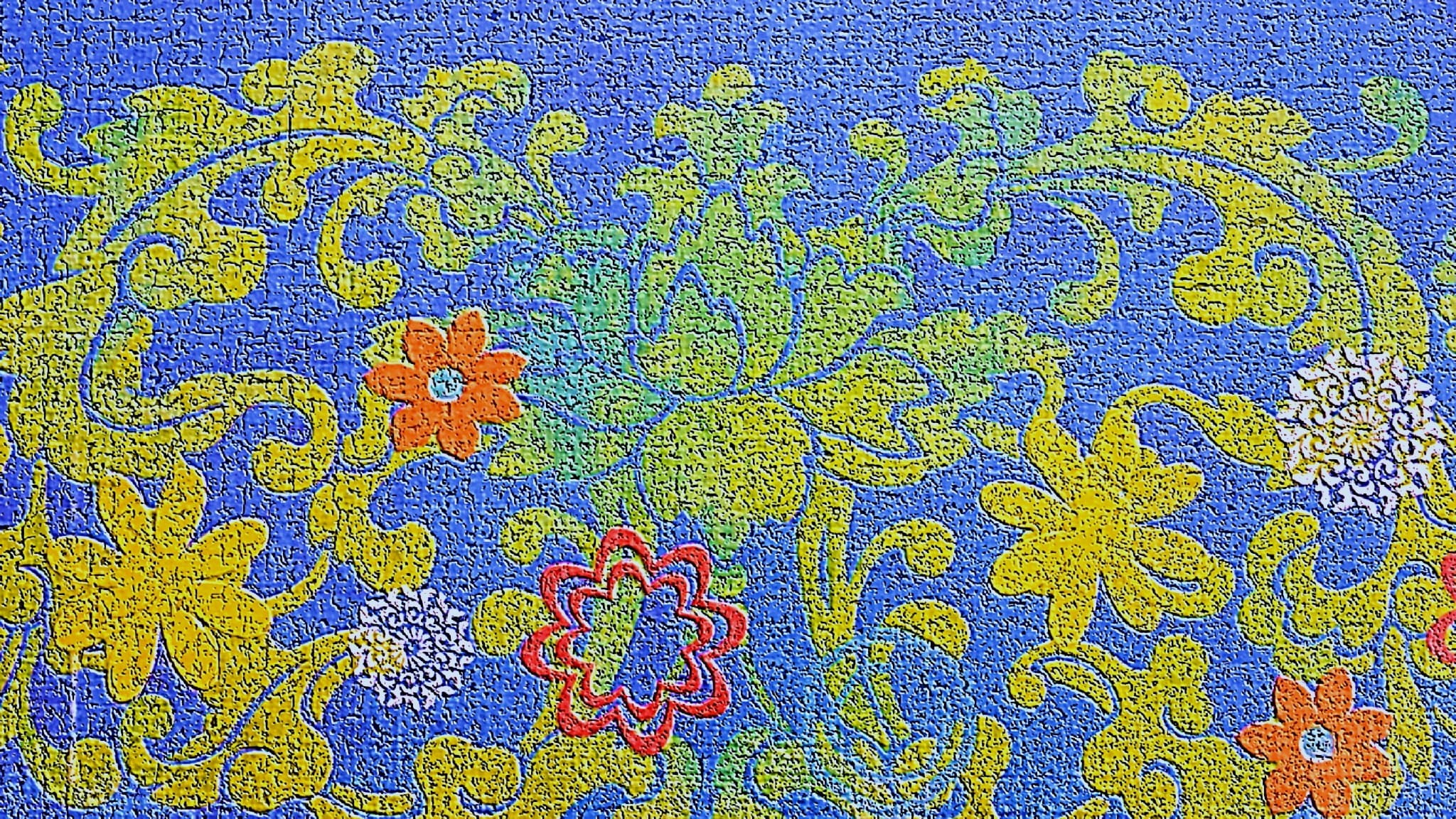 backdrop, magnification, Rough, grungy, surface, exterior, Concrete, blue, weathered, close-up, multi colored, no people, crack, pattern, Paint, science, HD Wallpaper