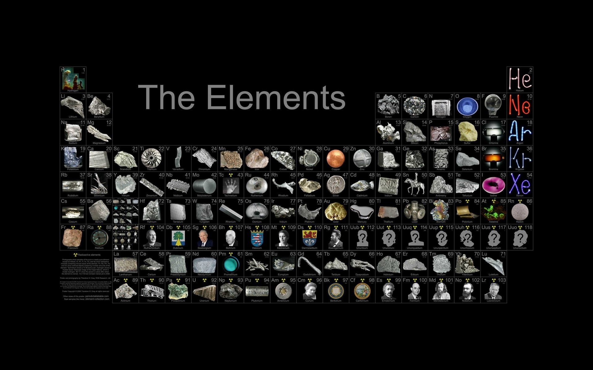 black, 1080P, Periodic Table, elements, HD Wallpaper