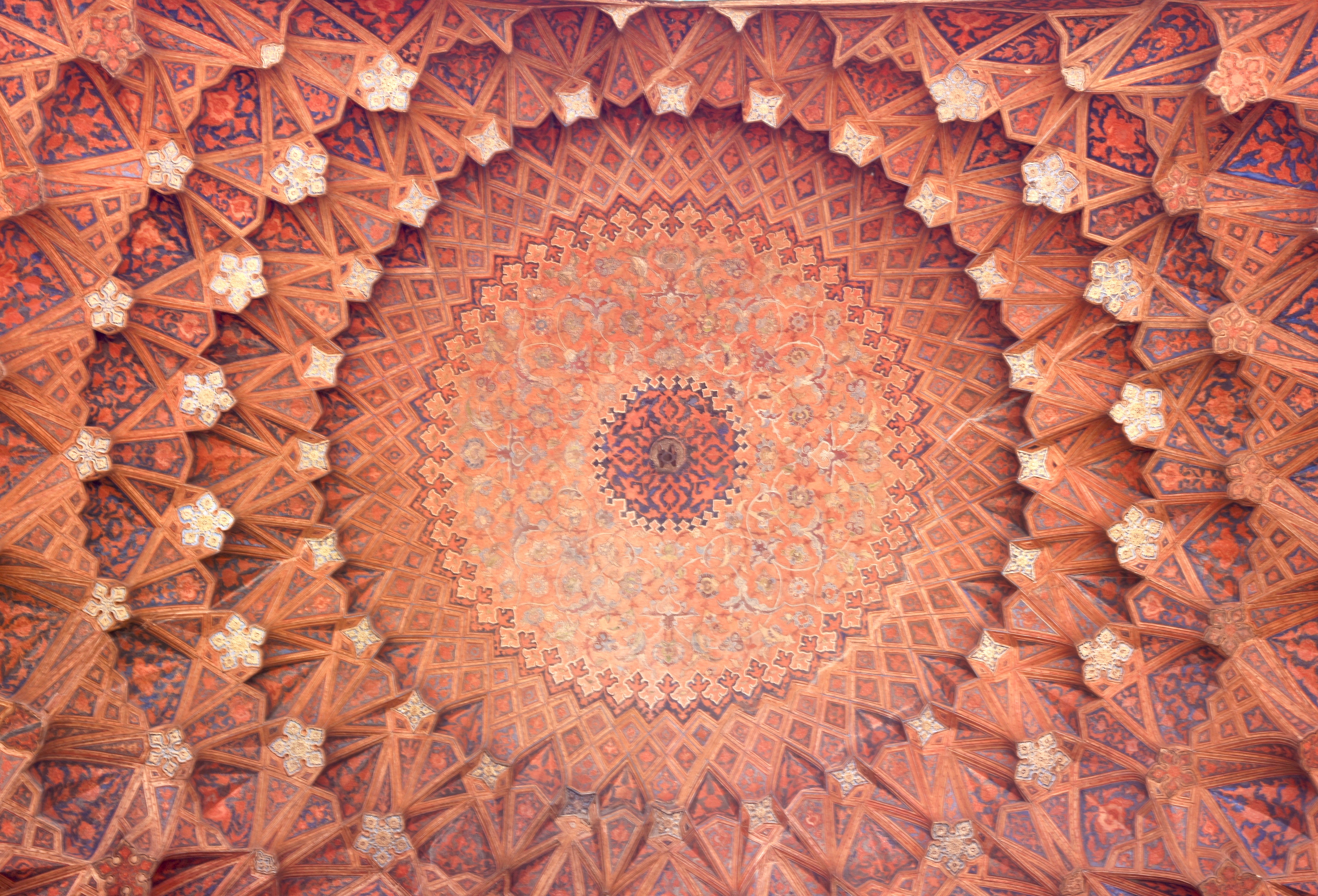 ceiling, pattern, day, shape, textured, backgrounds, art and craft, indoors, no people, directly above, creativity, built structure, art, directly below, HD Wallpaper