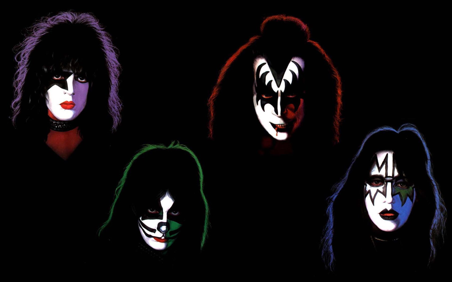rock, 1080P, heavy, bands, metal, kiss, HD Wallpaper