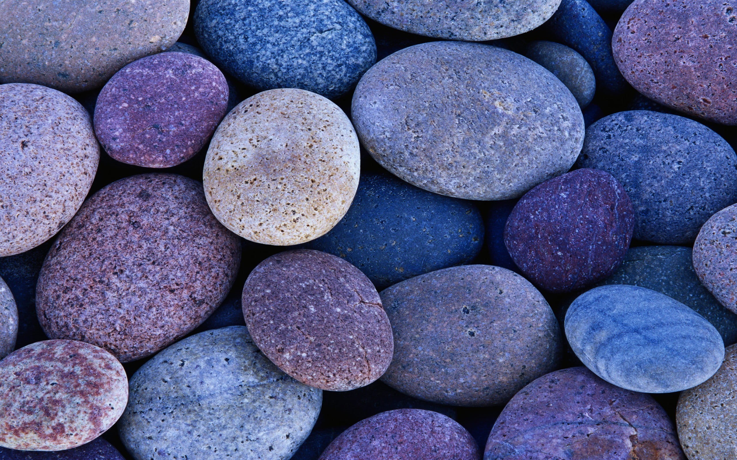 no people, full frame, nature, rock, day, 2K, pebble, close-up, rock - object, textured, high angle view, still life, directly above, backgrounds, solid, HD Wallpaper