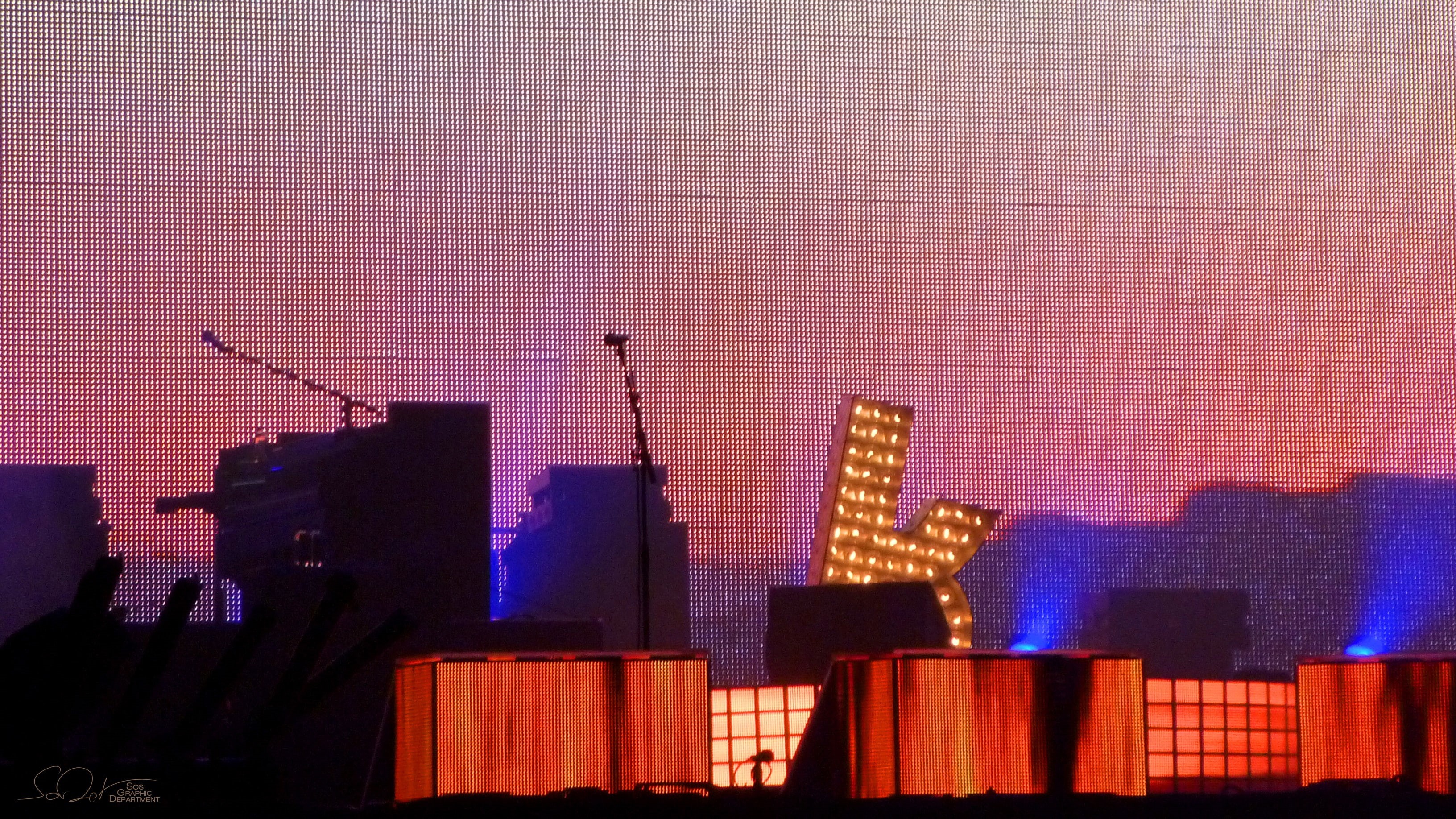 night, lights, nature, building, skyscraper, concerts, stages, illuminated, silhouette, building exterior, dusk, modern, rock bands, built structure, low angle view, HD Wallpaper