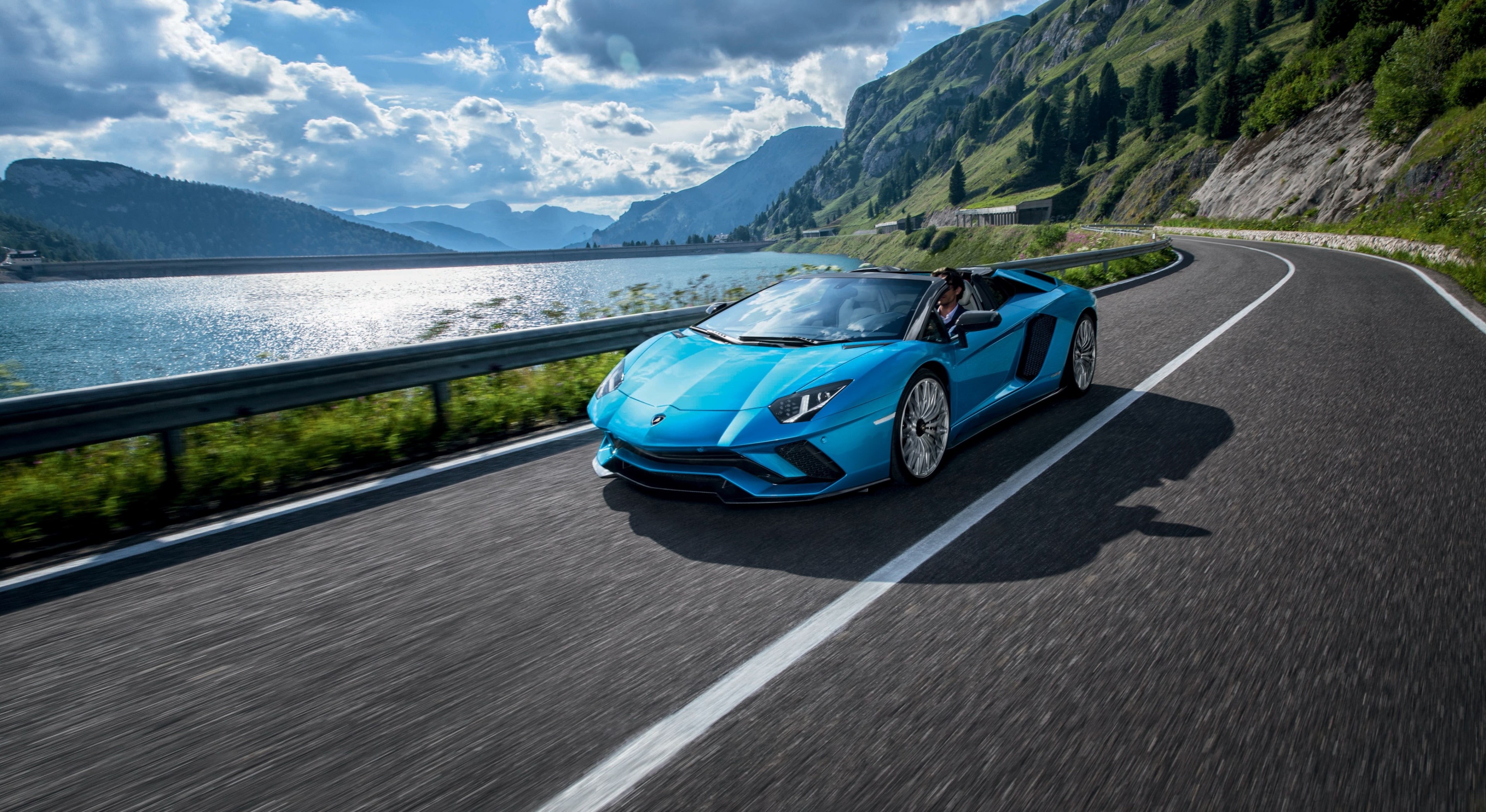 4K, lamborghini aventador s roadster 4k  pc  hd, HD Wallpaper