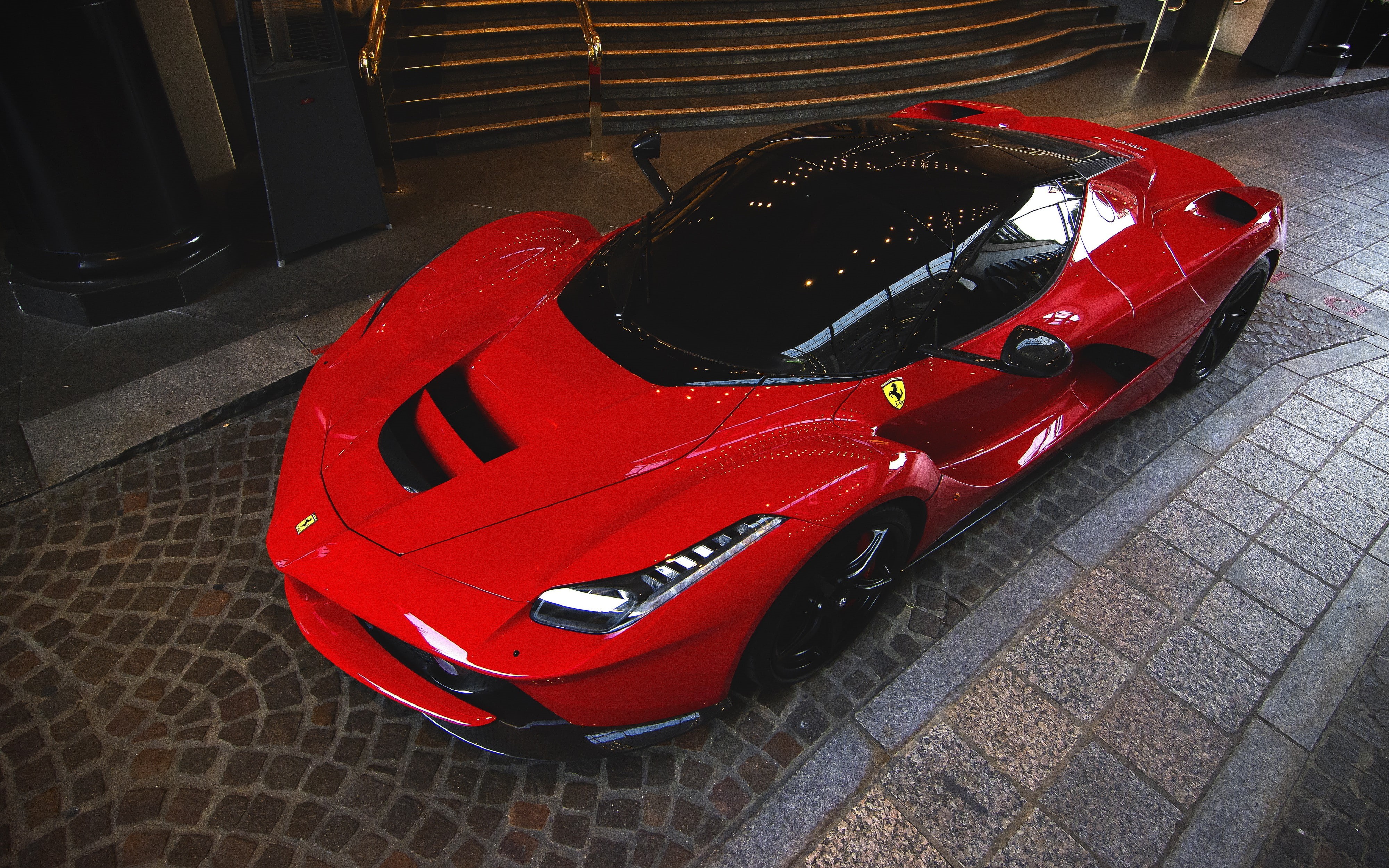 4K, Cars s HD, ferrari, supercar, hd backgrounds, s, sports, red, car, cars, laferrari, HD Wallpaper