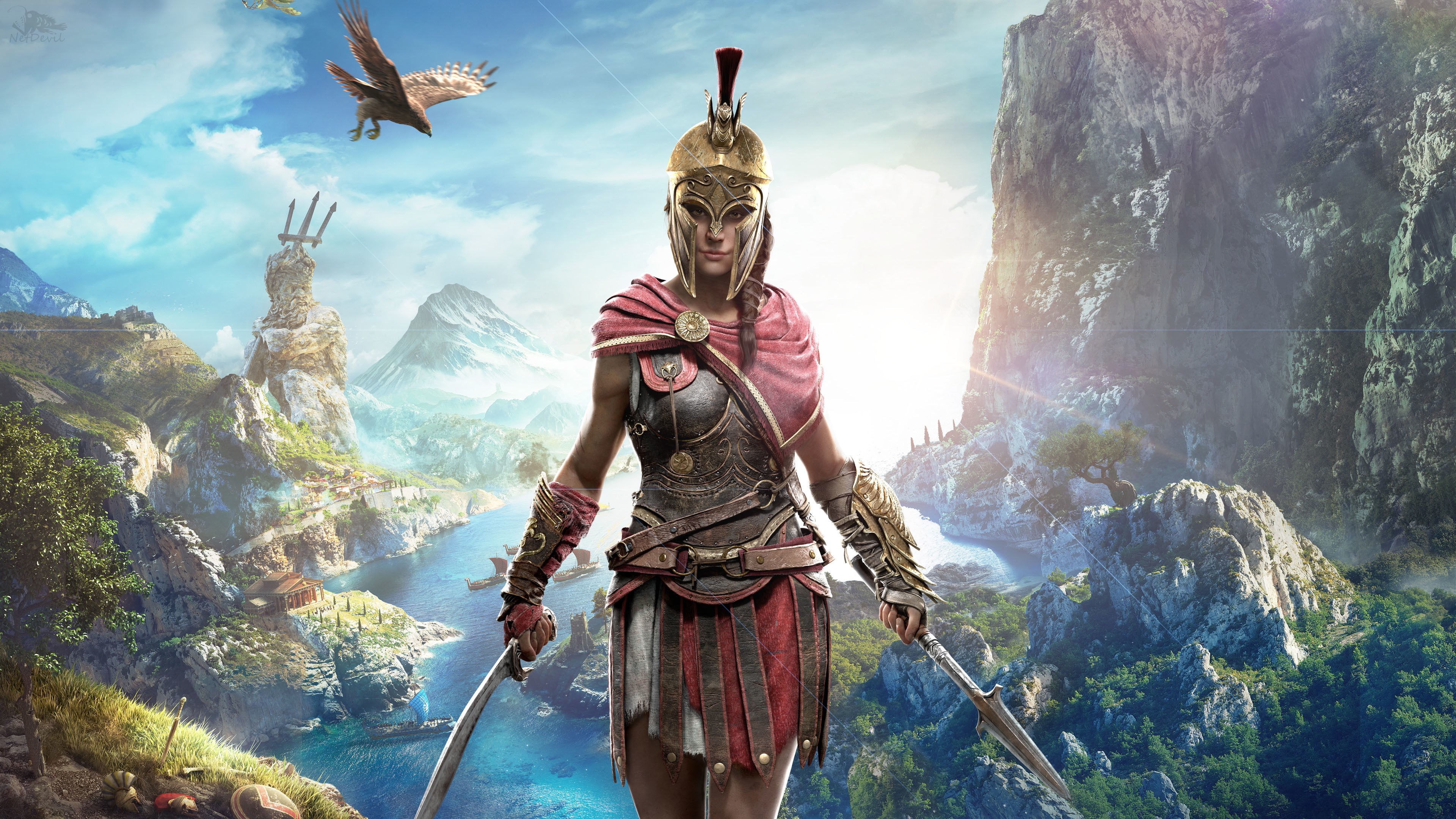 4K, kassandra, odyssey, creed, s, assassin, HD Wallpaper