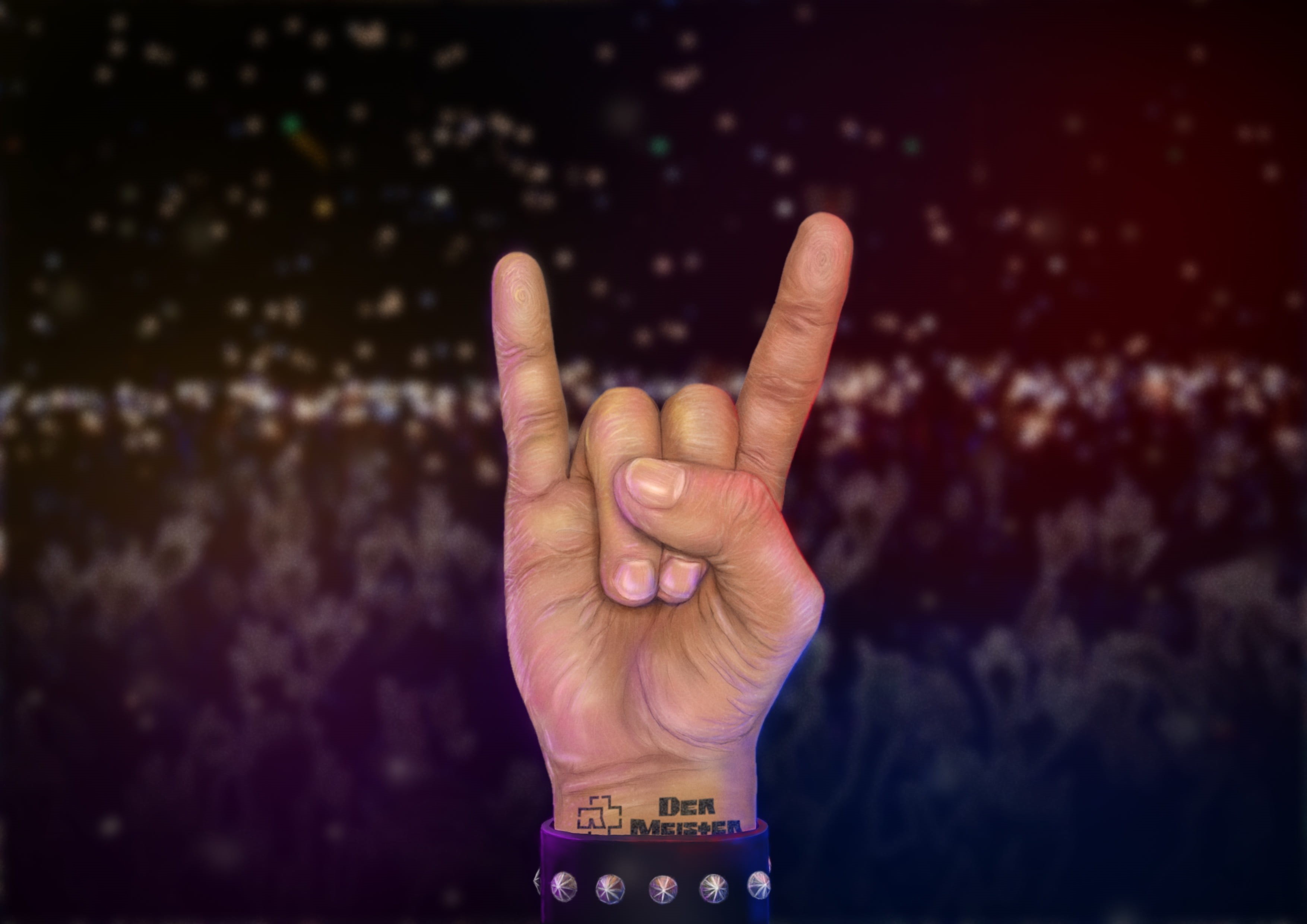metal, body part, finger, hand, adult, human hand, close-up, rammstein, human finger, 2K, communication, hand sign, roll, person, figure, rocknroll, hands, HD Wallpaper
