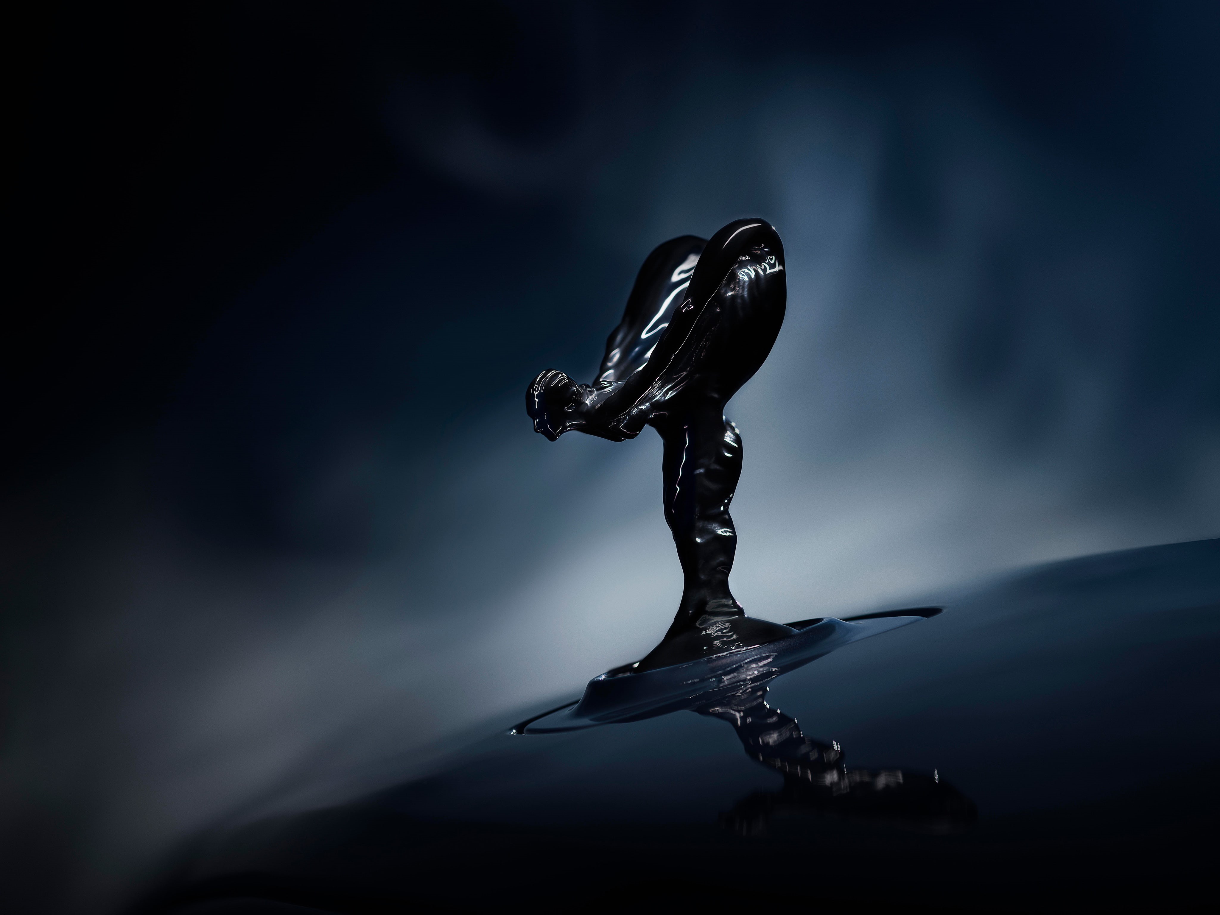 4K, 4K, Logo, Rolls-Royce Dawn Black Badge, HD Wallpaper