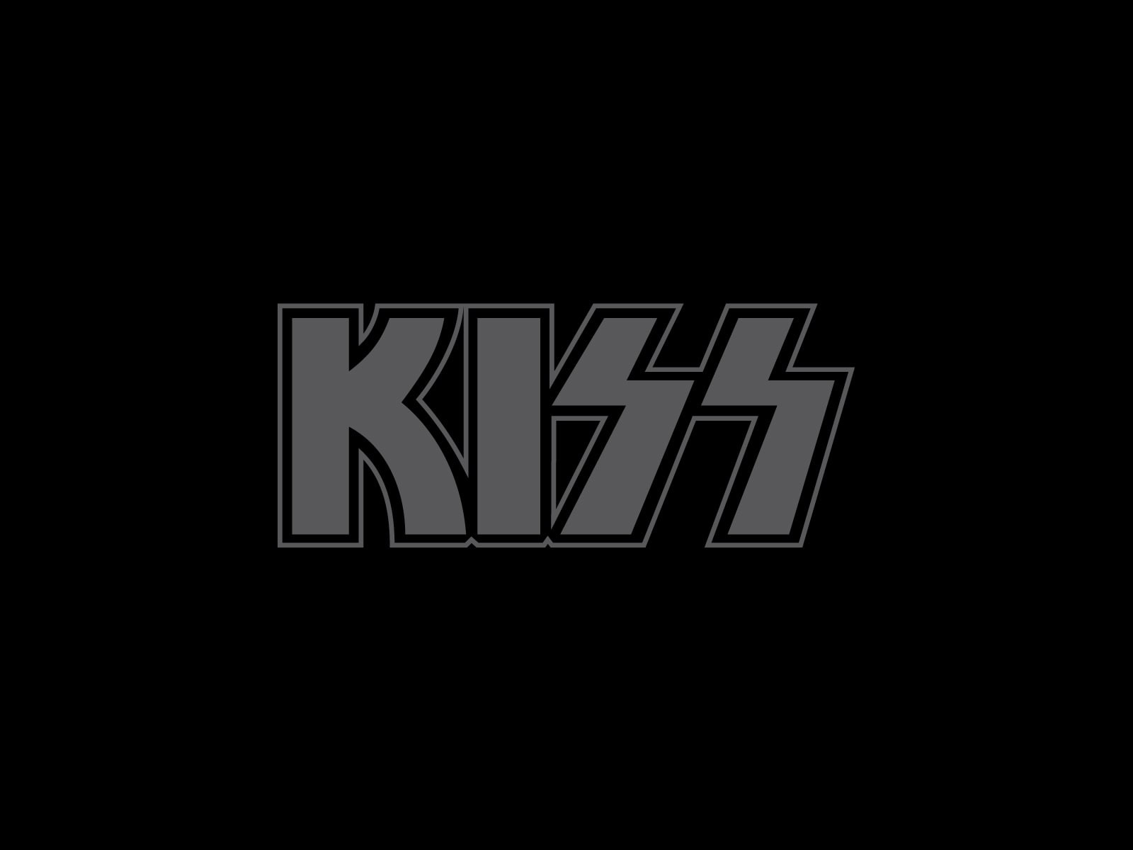 720P, rock, logo, heavy, kiss, metal, bands, HD Wallpaper