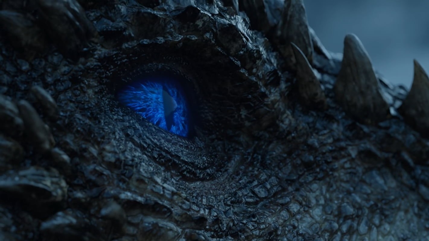 fear, blue, animal, body part, eye, nature, outdoors, full frame, close-up, face, water, no people, animal themes, one animal, textured, dragon, 720P, HD Wallpaper