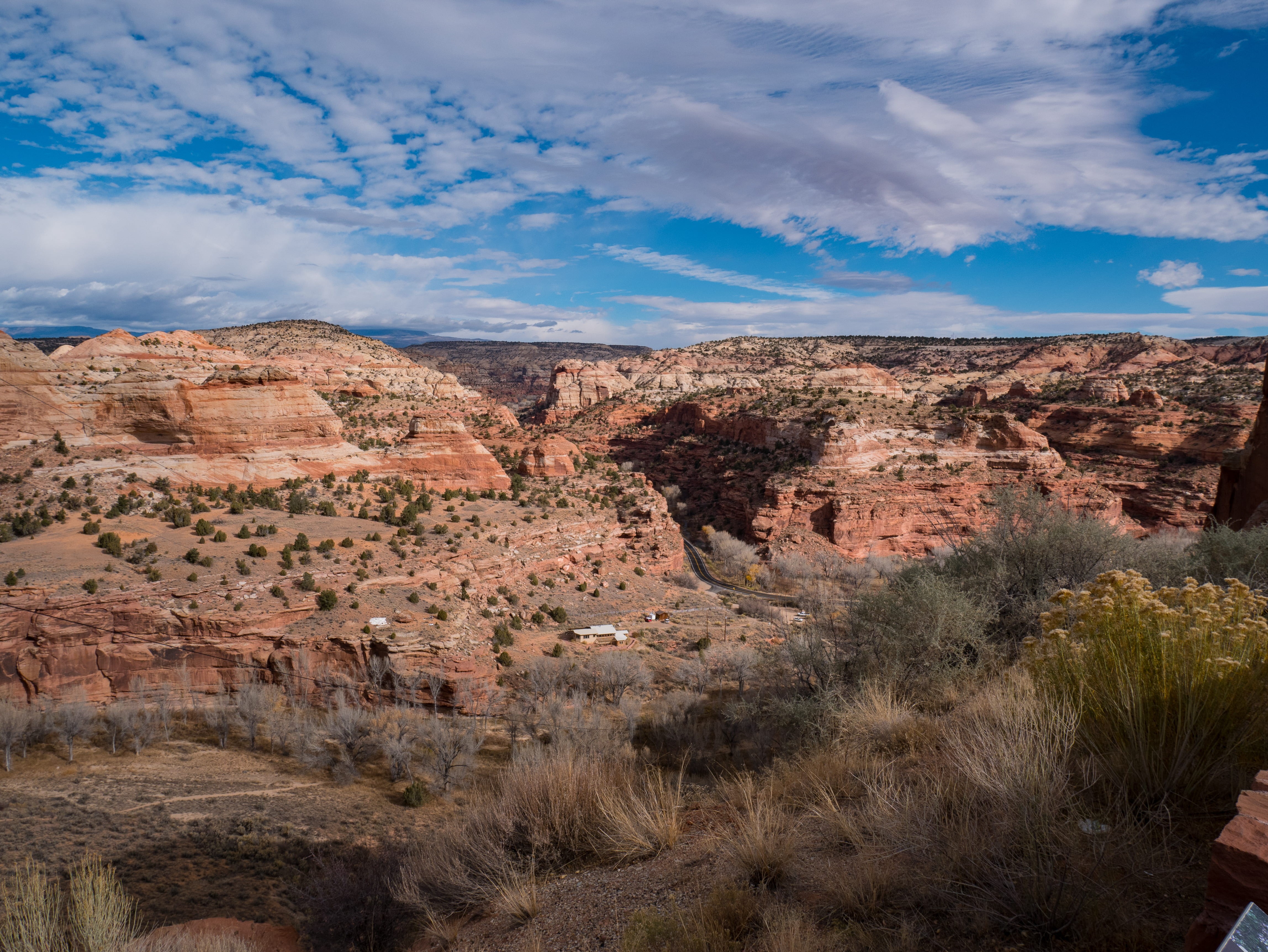 rocky, non-urban scene, environment, rock, cloud - sky, tourism, grass, nature photography, tranquility, grasses, sandstone, climate, rock formation, daylight, HD Wallpaper