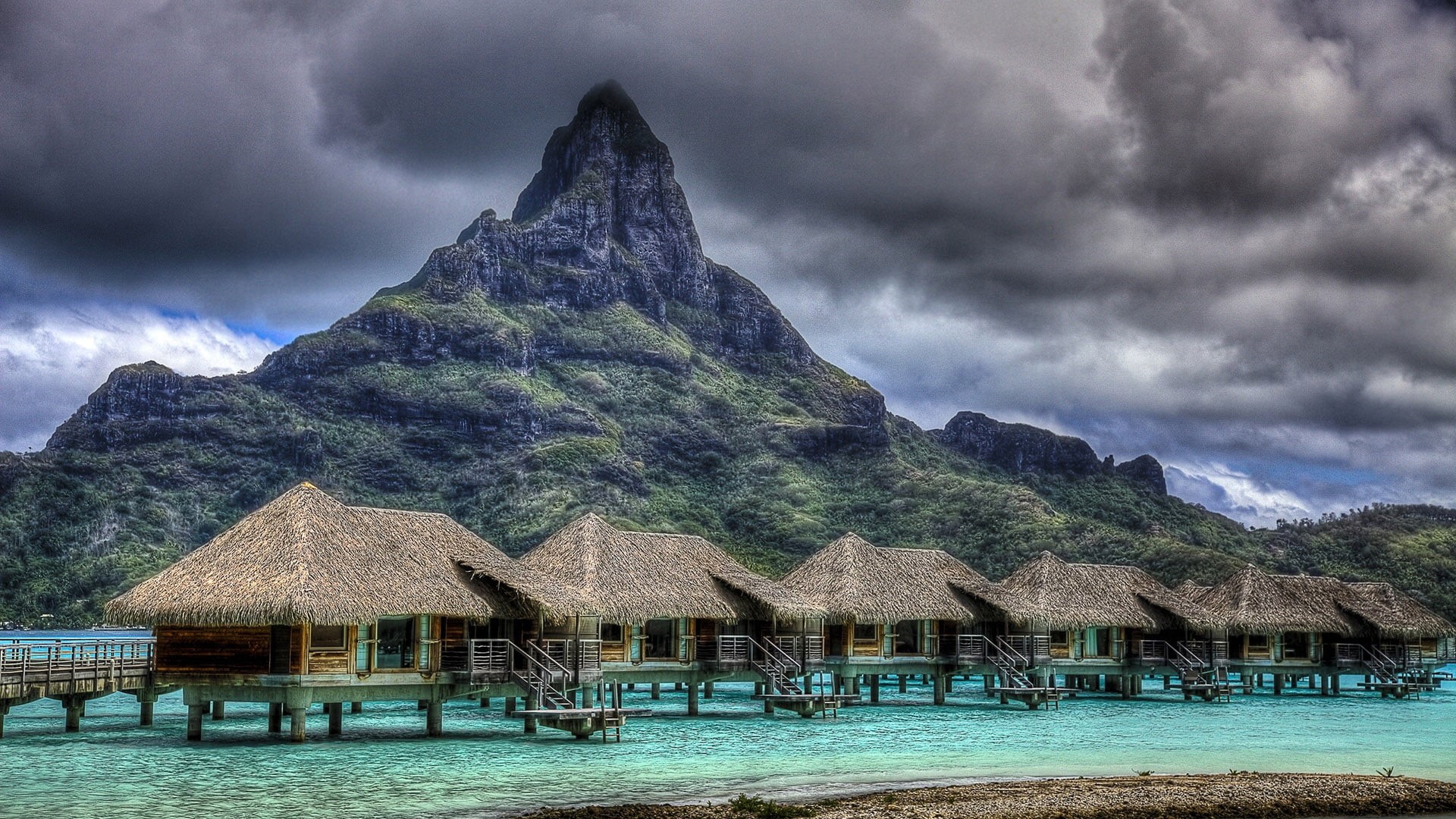 nature, sea, lake, river, ocean, forest, tourism, beach, vacation, holiday, europe, cloud, mountains, cloud - sky, architecture, built structure, resort, HD Wallpaper