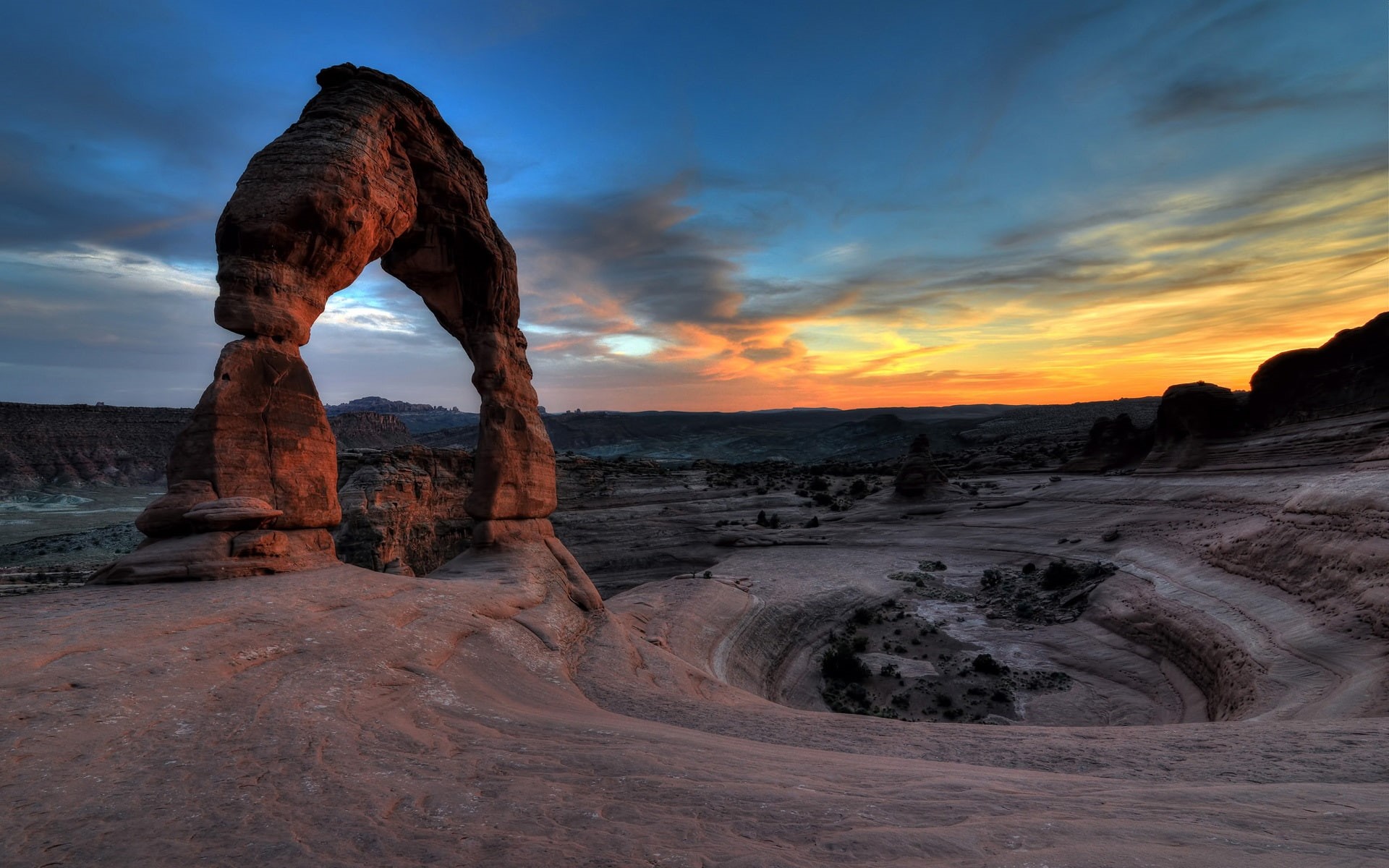 Utah, 1080P, Park, Arch, Arches, USA, Delicate, National, HD Wallpaper