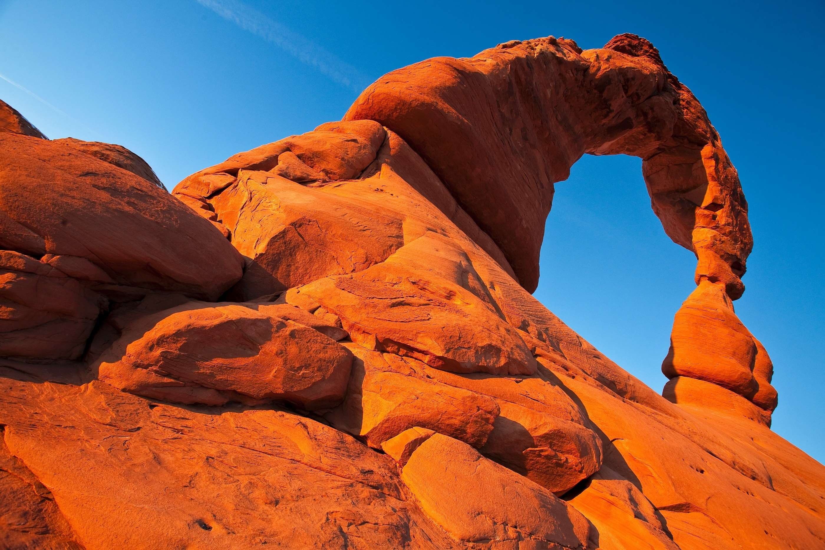 outdoors, remote, nature, tranquility, eroded, wilderness, stone, landscape, view, rock formation, rock arch, beauty in nature, arid climate, natural, travel destinations, HD Wallpaper