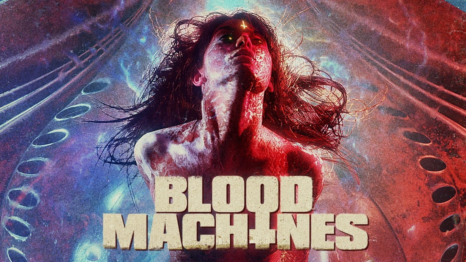 Seth Ickerman, human hair, art and craft, indoors, lifestyles, one person, Film posters, women, Retro style, Blood Machines, graffiti, hairstyle, real people, HD Wallpaper