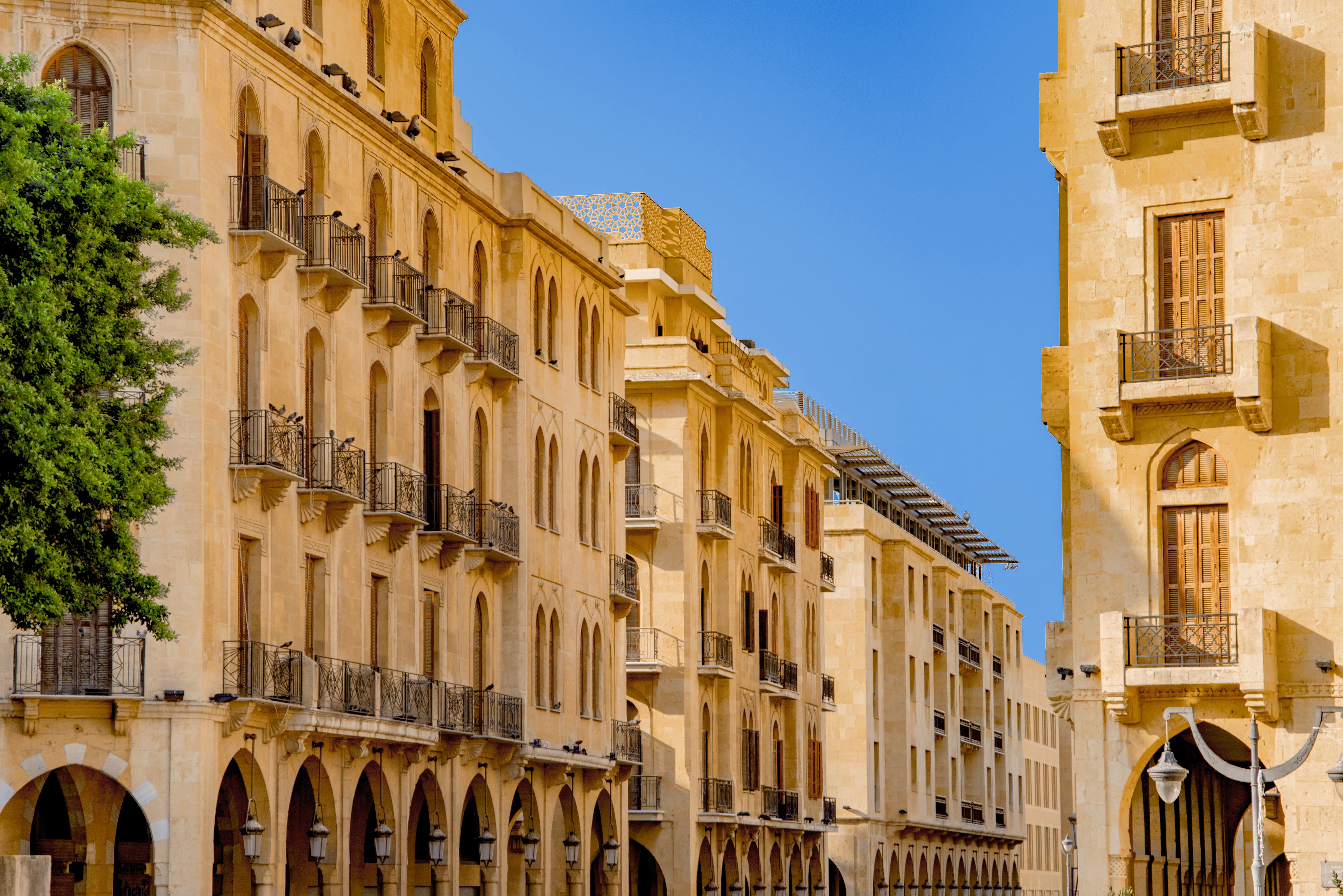 cityscape, 5K, window, residential district, lebanon, built structure, the past, clear sky, day, architecture, low angle view, city, no people, street, HD Wallpaper