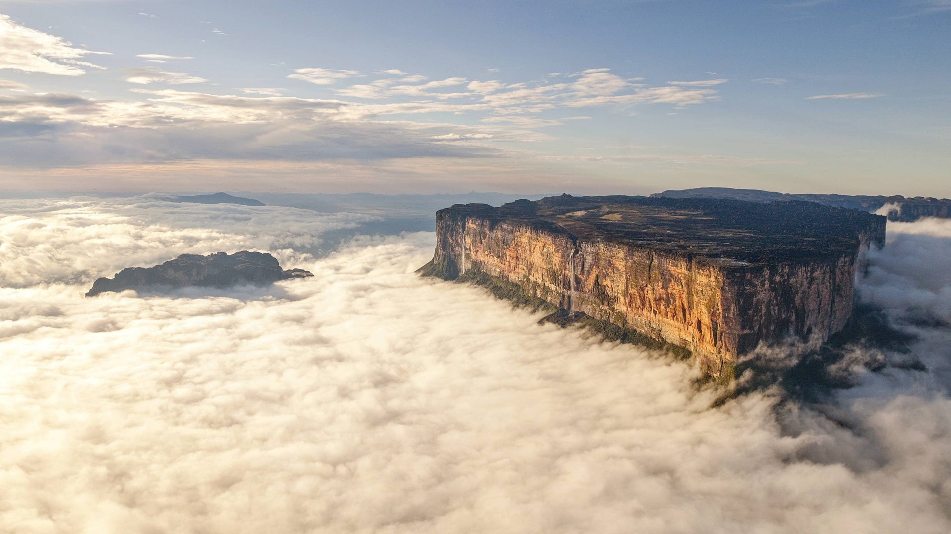 mist, 1080P, landscape, Mount Roraima, HD Wallpaper