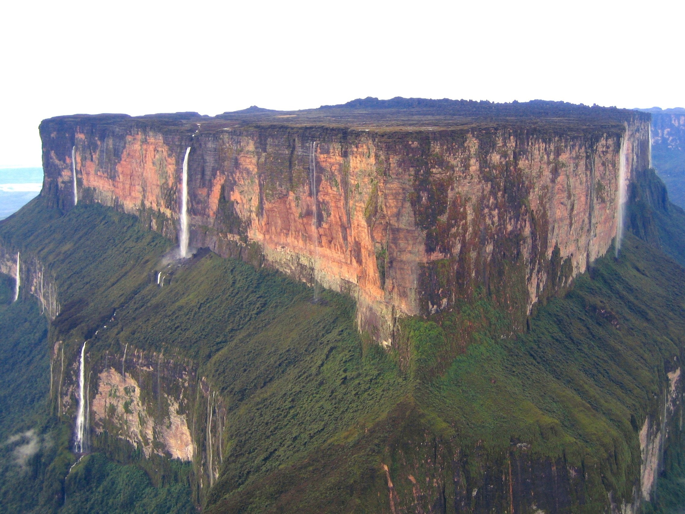 x, guyana, Landscapes, brazil, art, roraima, venezuela, cliffs, mount, 1080P, nature, hd, mountains, HD Wallpaper