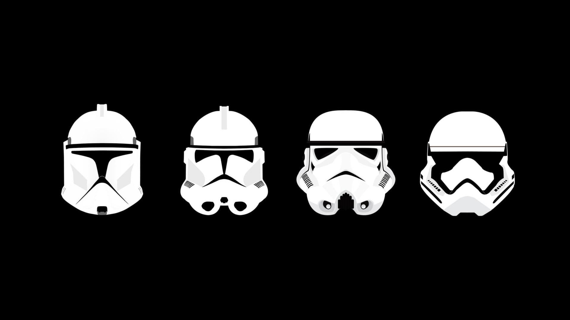night, indoors, electric lamp, minimalism, three objects, copy space, Star Wars, 1080P, close-up, creativity, electricity, arts culture and entertainment, HD Wallpaper