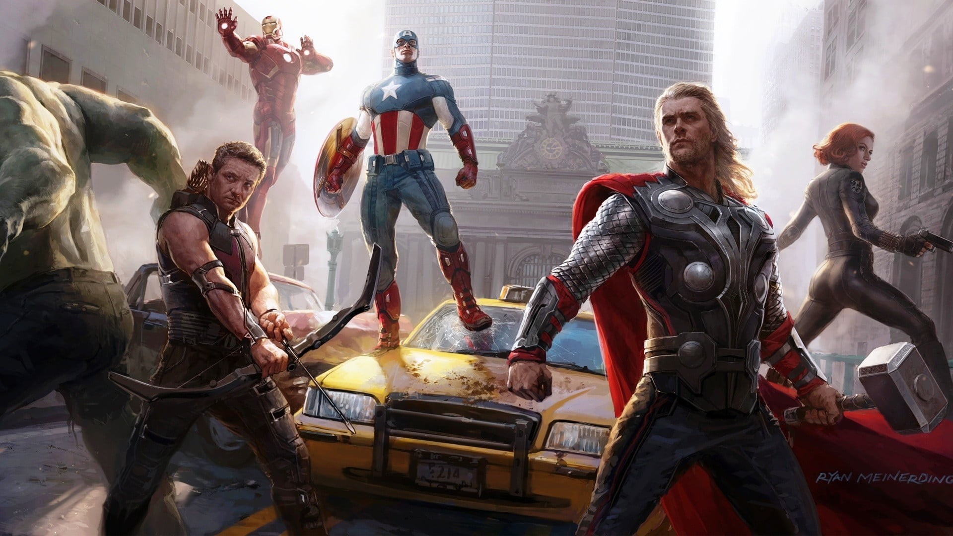 men, Black Widow, architecture, representation, women, mode of transportation, human representation, Scarlett Johansson, movies, Hulk, Captain America, HD Wallpaper