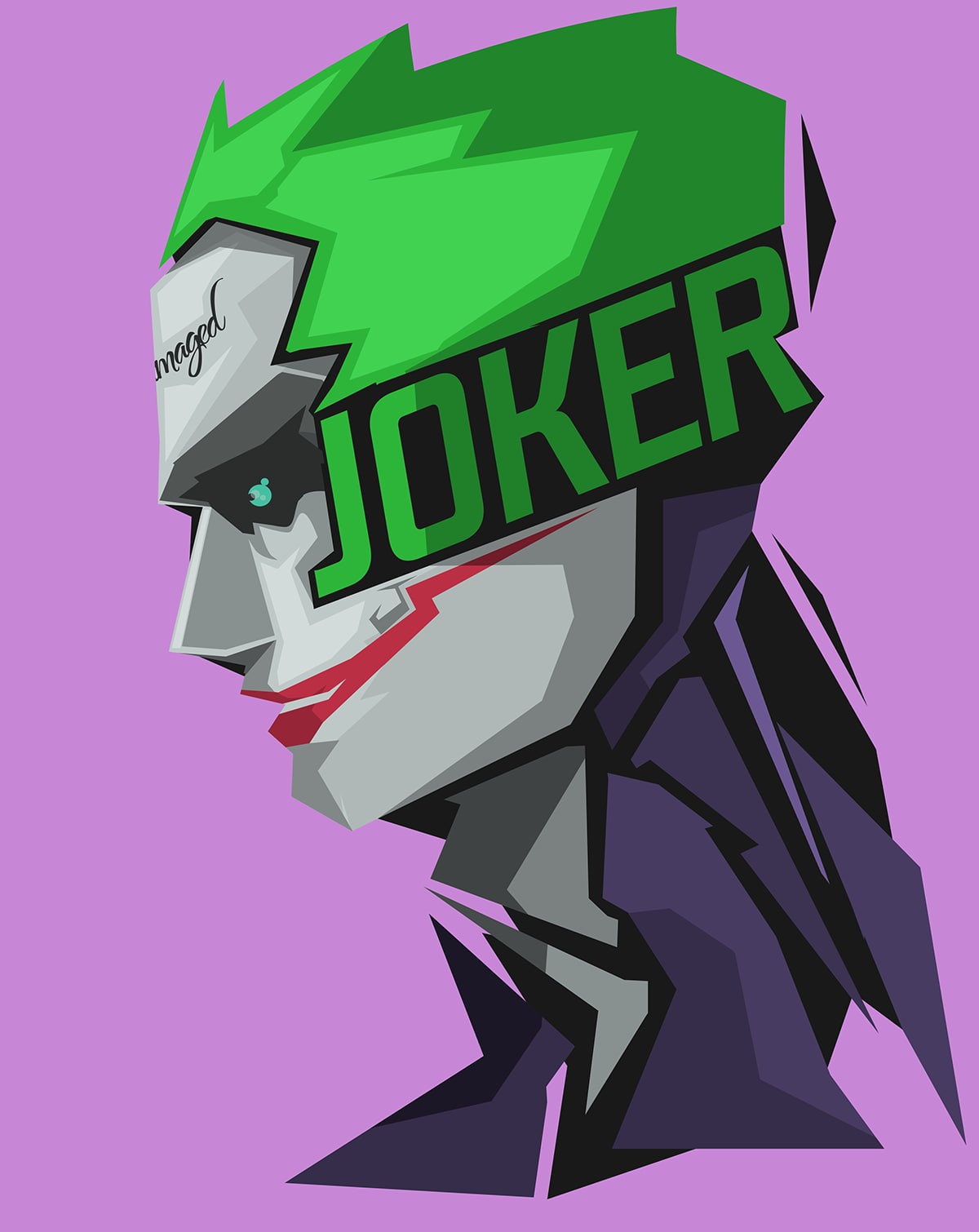 Joker, 720P, Bosslogic, DC Comics, Batman, Phone HD Wallpaper