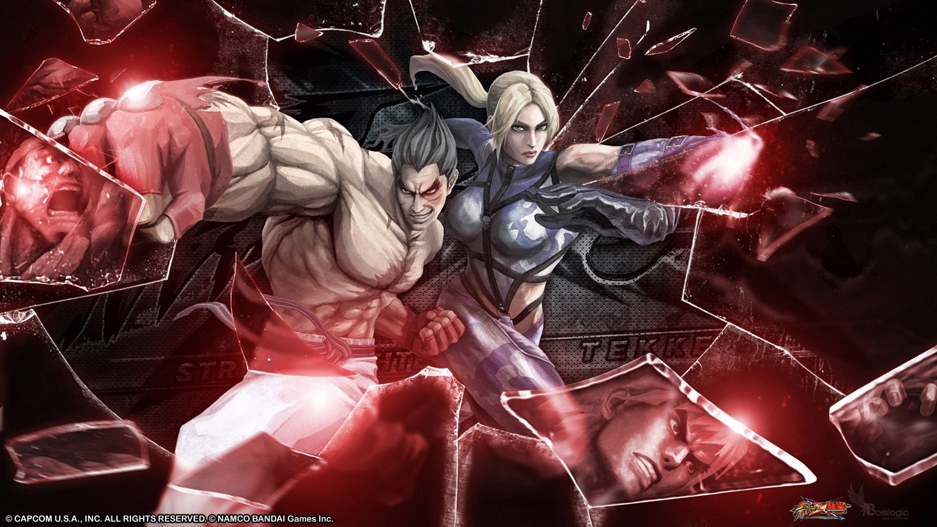 games, artwork, Bosslogic, street, 1080P, video, art, x, hd, tekken, fighter, HD Wallpaper