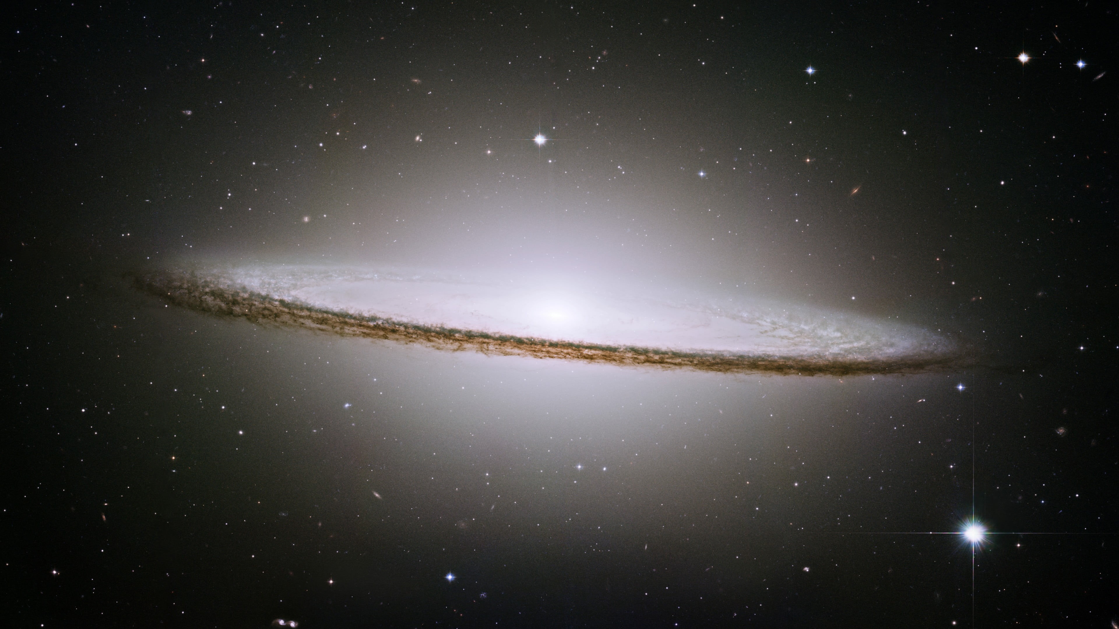 astronomy, space exploration, Sombrero Galaxy, beauty in nature, astrology, galaxy, science, distant, scenics - nature, nature, brown, space, HD Wallpaper