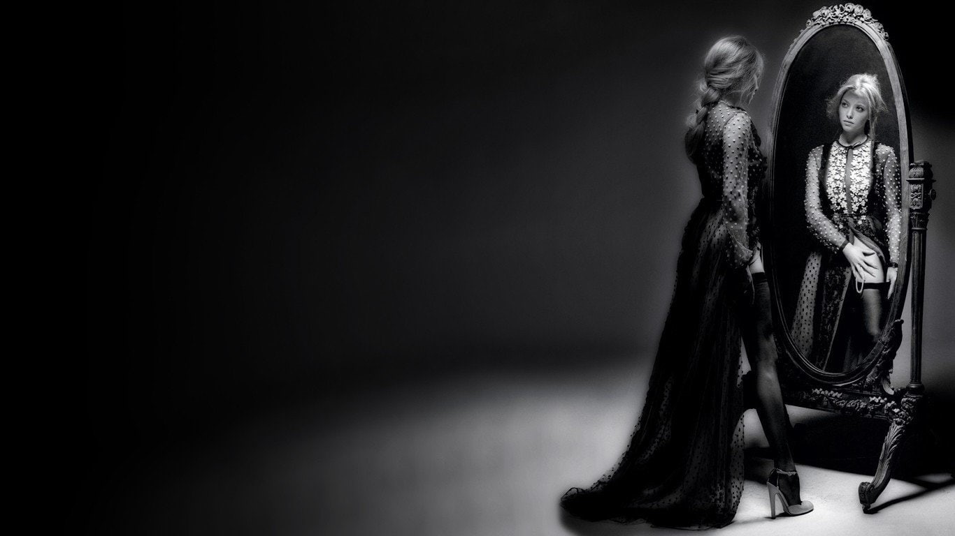 hd, 1366x768 px, x, seasons, px, art, Dress, nature, mirror, legs, 720P, HD Wallpaper