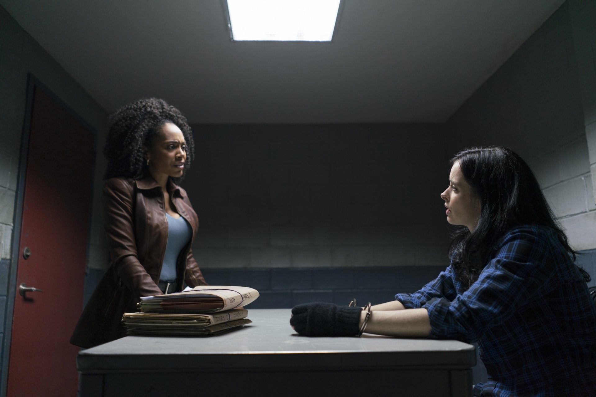 togetherness, hairstyle, adult, education, Jessica Jones, TV Show, two people, learning, people, 1080P, smiling, Misty Knight, communication, publication, HD Wallpaper