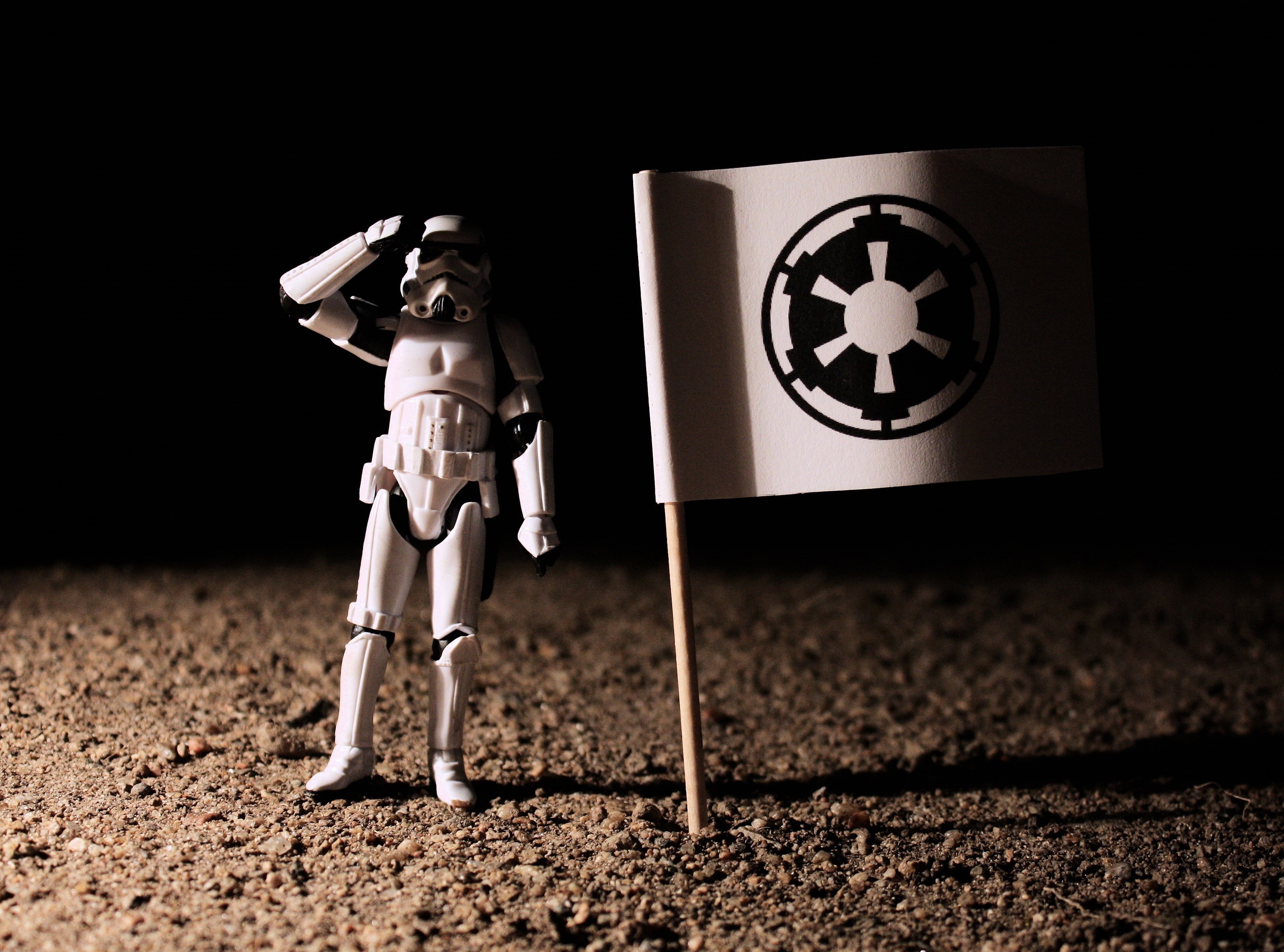 fear, outdoors, robot, greetings, emotion, helmet, creative, star, full length, toy, stormtrooper, astronaut, wars, flag, representation, studio shot, moon, HD Wallpaper