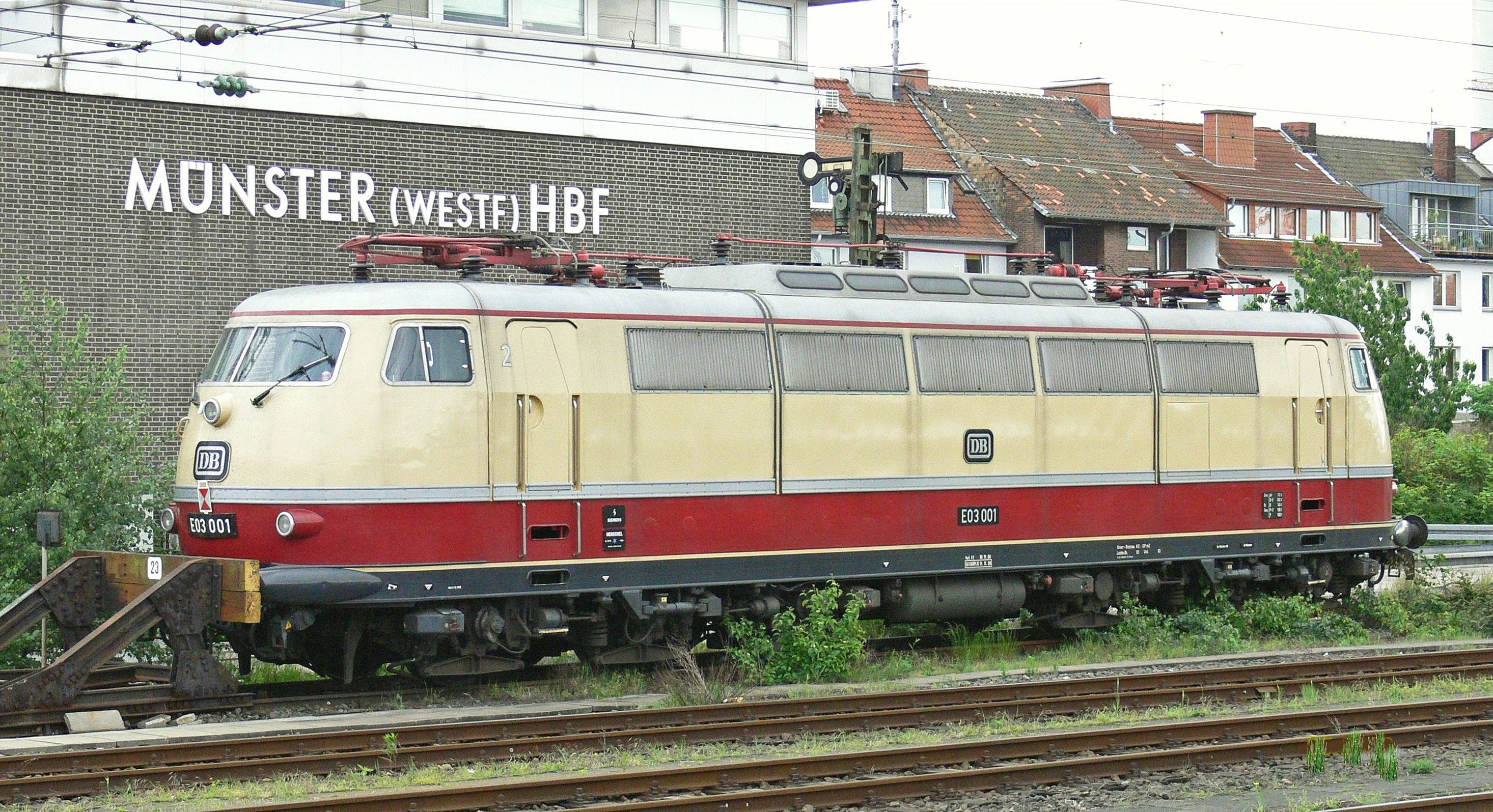 track, ic, nature, münster, westfalen, Series, turned off, hbf, motion, nostalgia, deutsche bundesbahn, dirty, electric locomotive, day, railroad track, HD Wallpaper