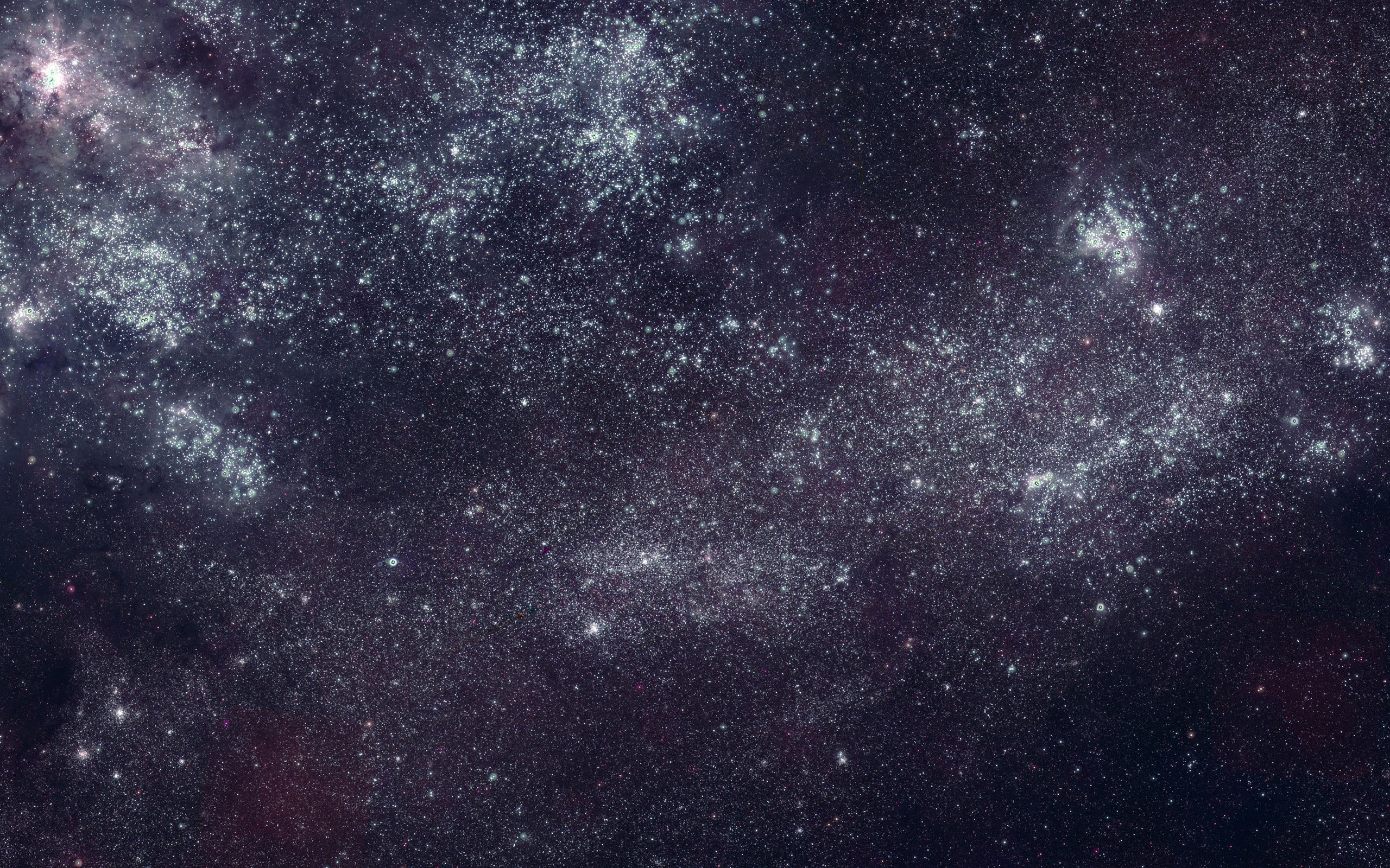 2K, dark, night, milky way, constellation, no people, star field, scenics - nature, Large Magellanic Cloud, globular star cluster, star, space, photo, HD Wallpaper