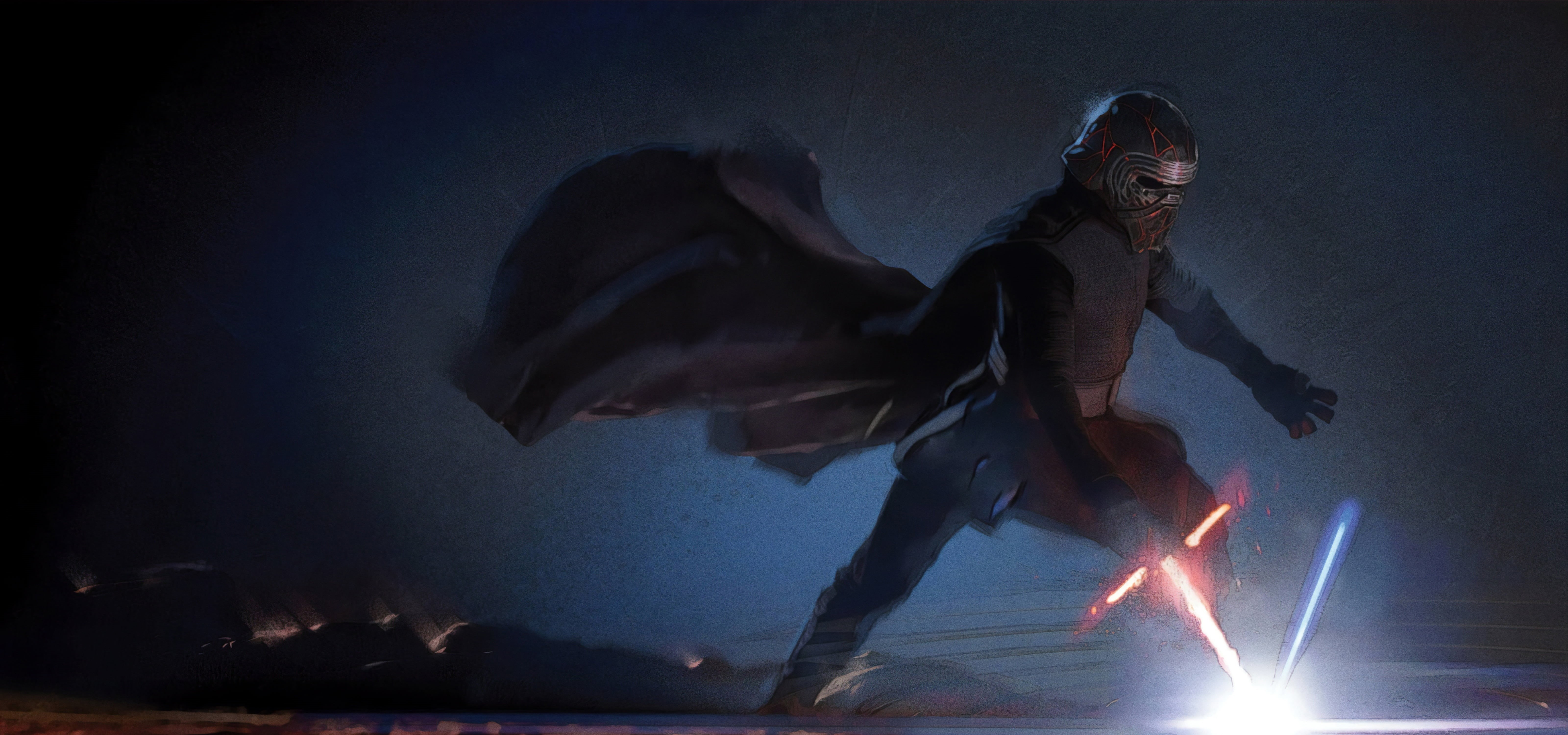 Star Wars: The Rise of Skywalker, Star Wars, 5K, Kylo Ren, Lightsaber, HD Wallpaper